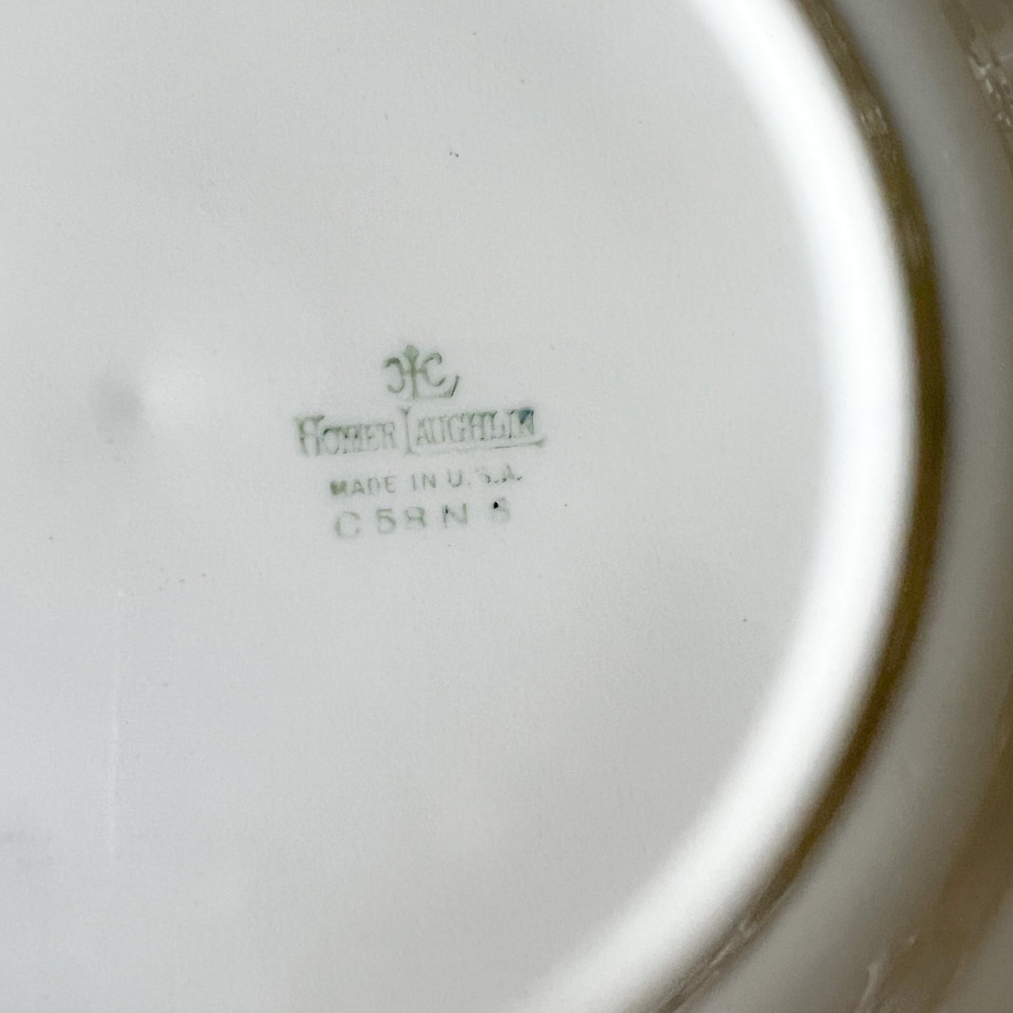 Gingham Blue Homer Laughlin Fine Tableware Plate