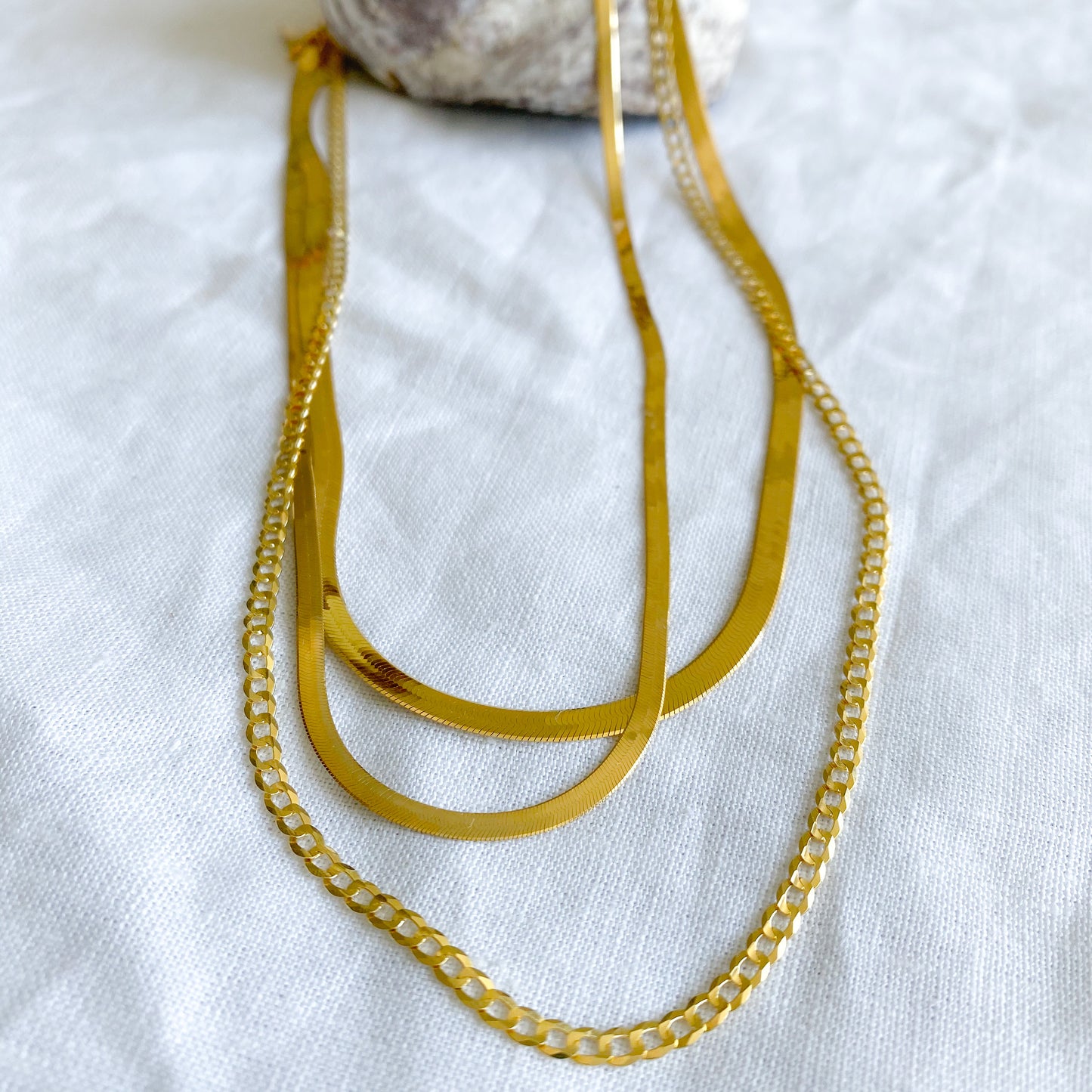 Tommy 14K Gold Chain Necklace - BelleStyle