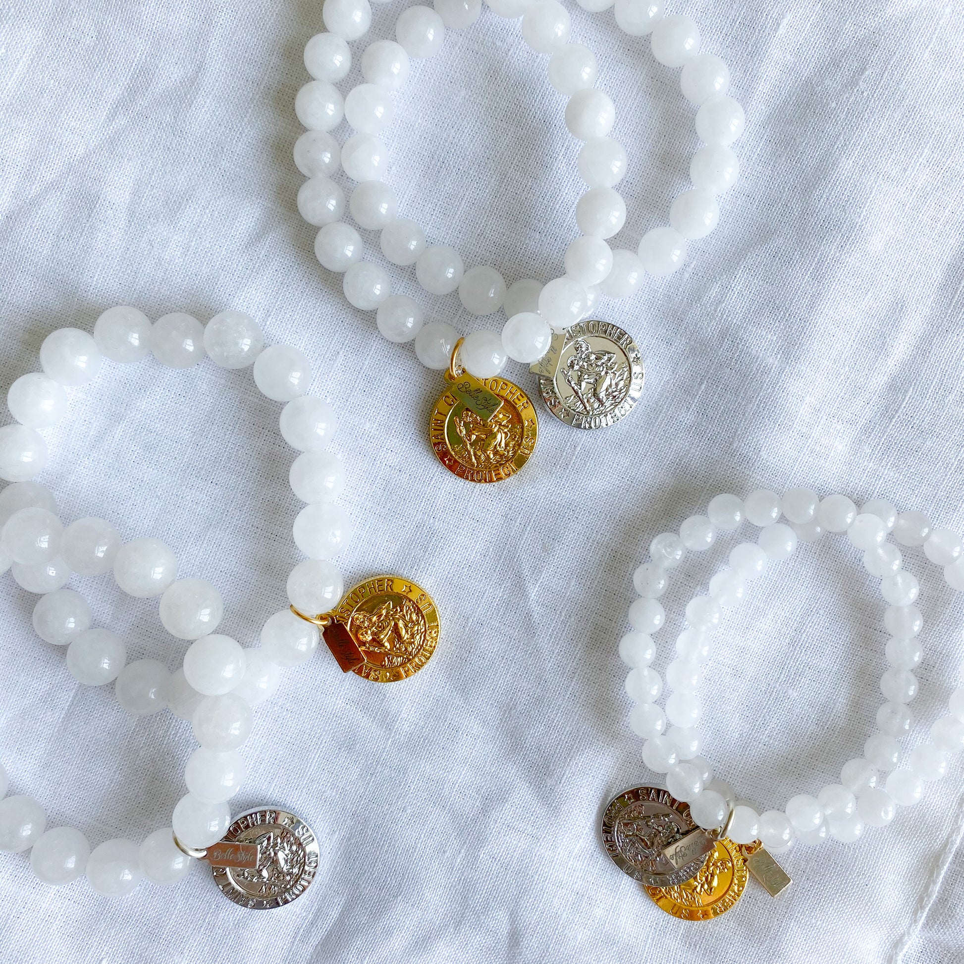 St. Christopher Protect Us Bracelet - BelleStyle