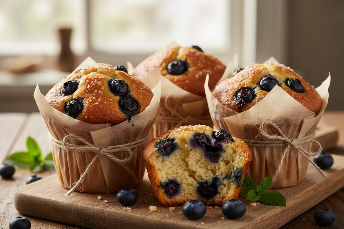BelleStyle Wild Blueberry Muffins