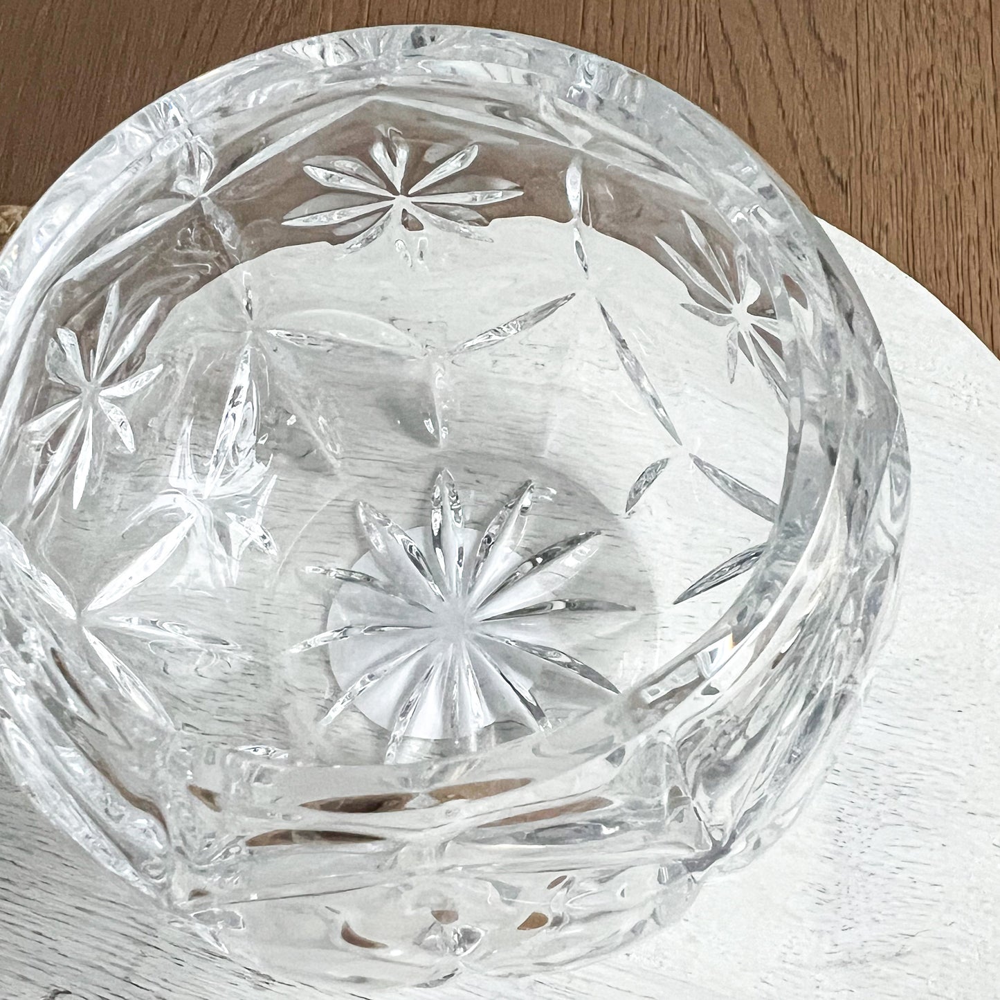 Willow Creek Vintage Crystal Jewelry Bowl