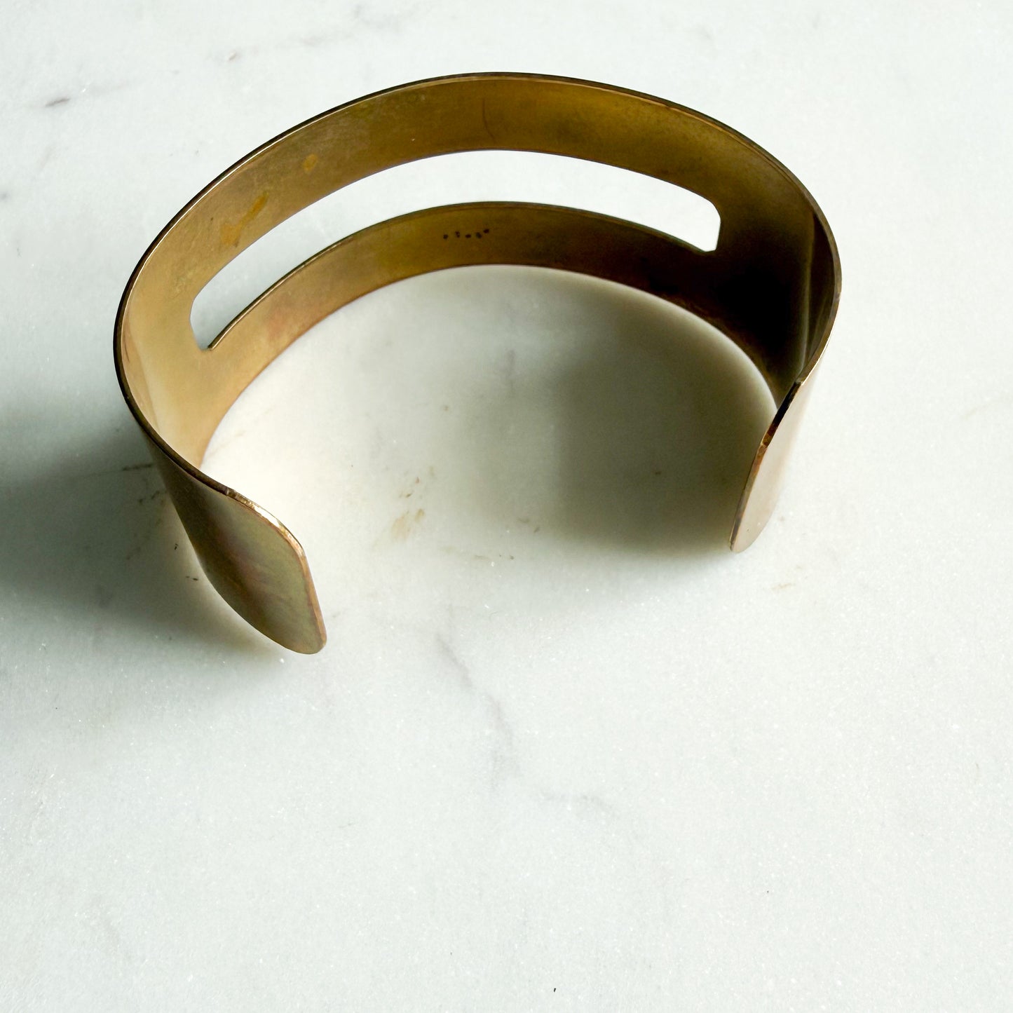 Sunny Brass Open Cuff Bangle