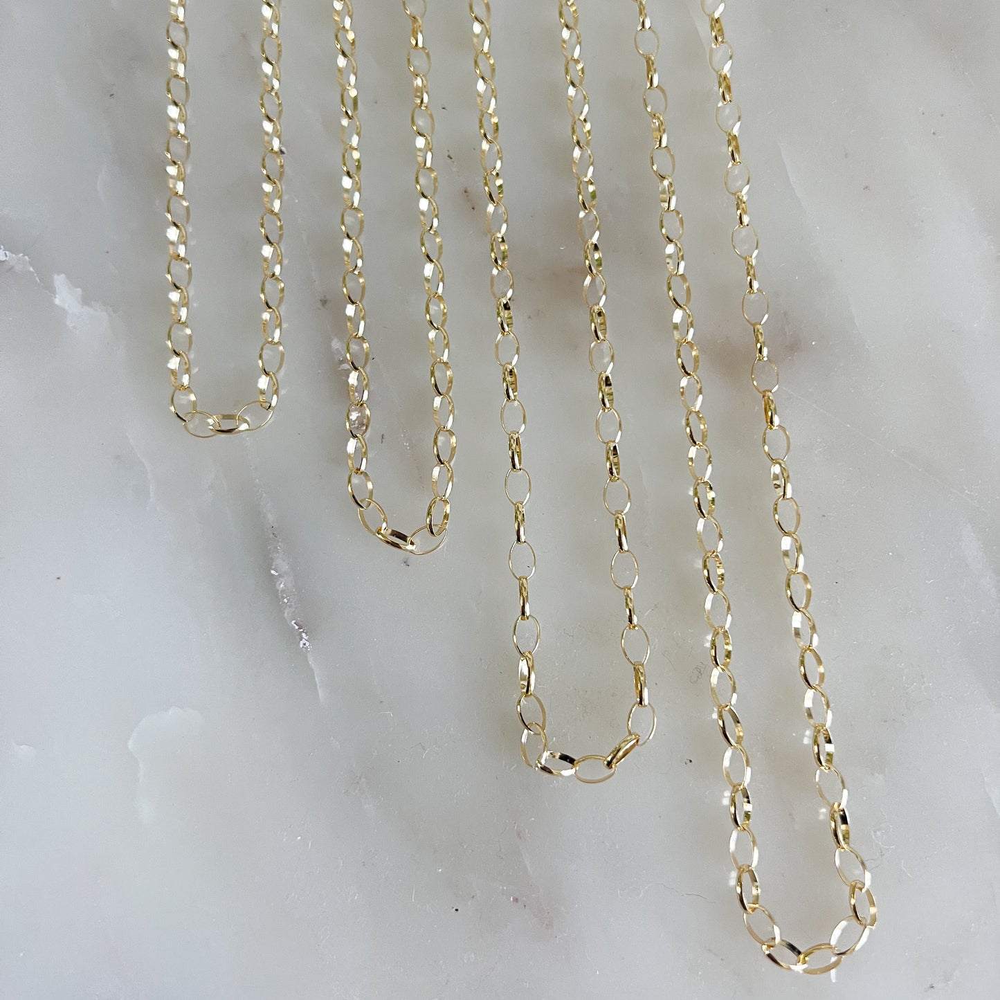 The Long Short 14/20 Gold Filled Single Chain Necklace