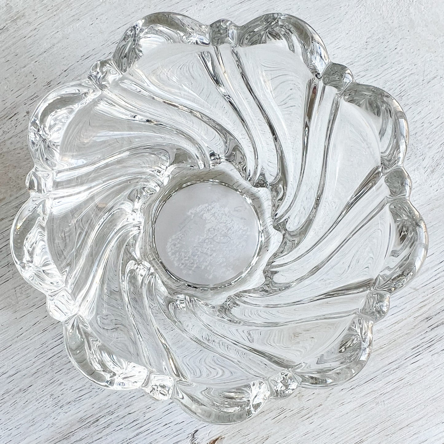 Carnation Vintage Glass Sustainable Jewelry Bowl