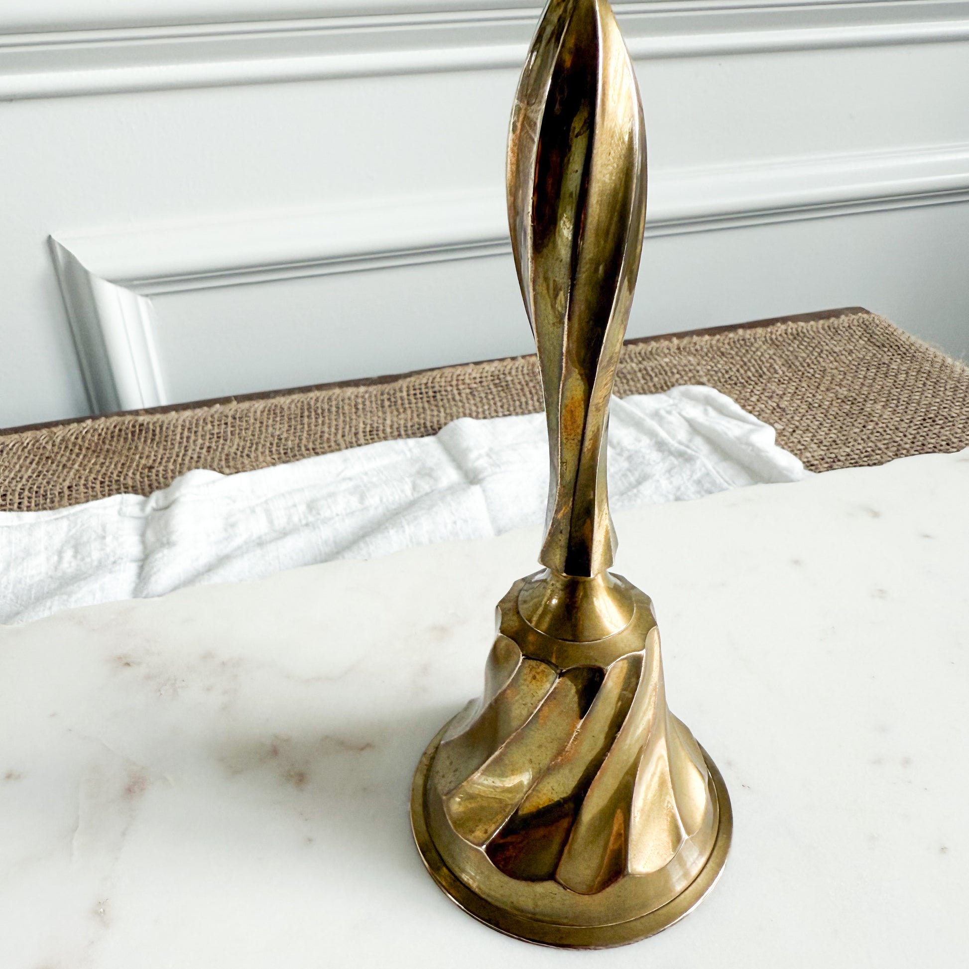 Beckley Vintage Solid Brass Dinner Bell