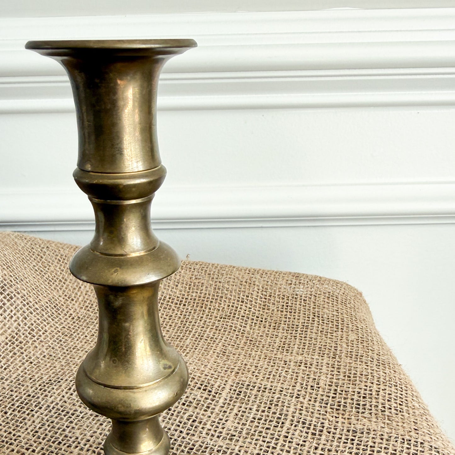 Lumier Vintage Brass Candle Holder