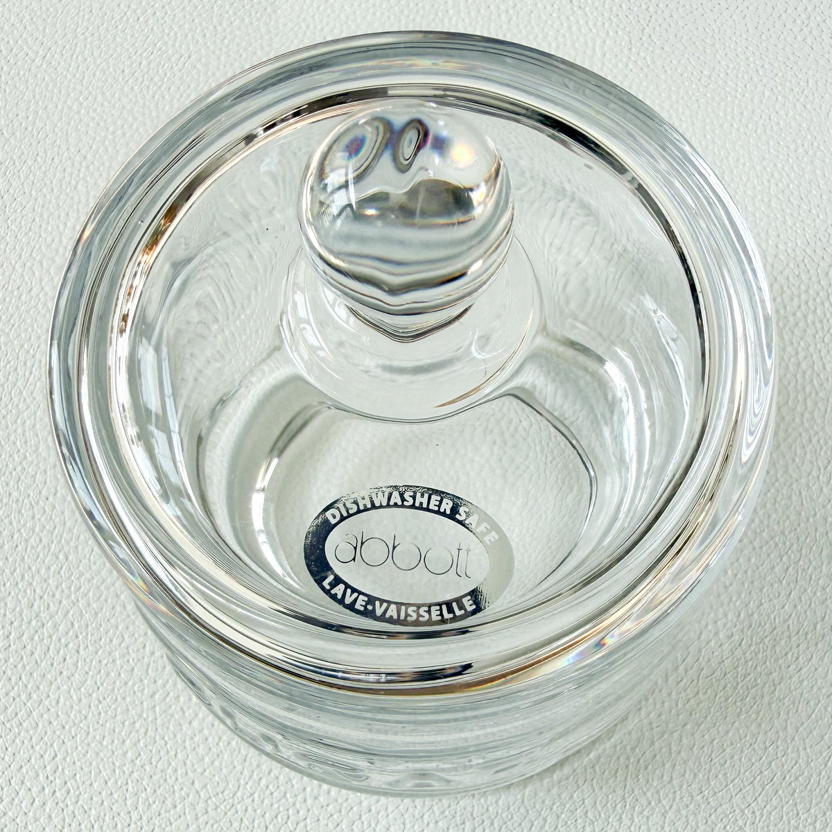 Rogan Thick Glass Abbott Sugar Jar with Lid - BelleStyle