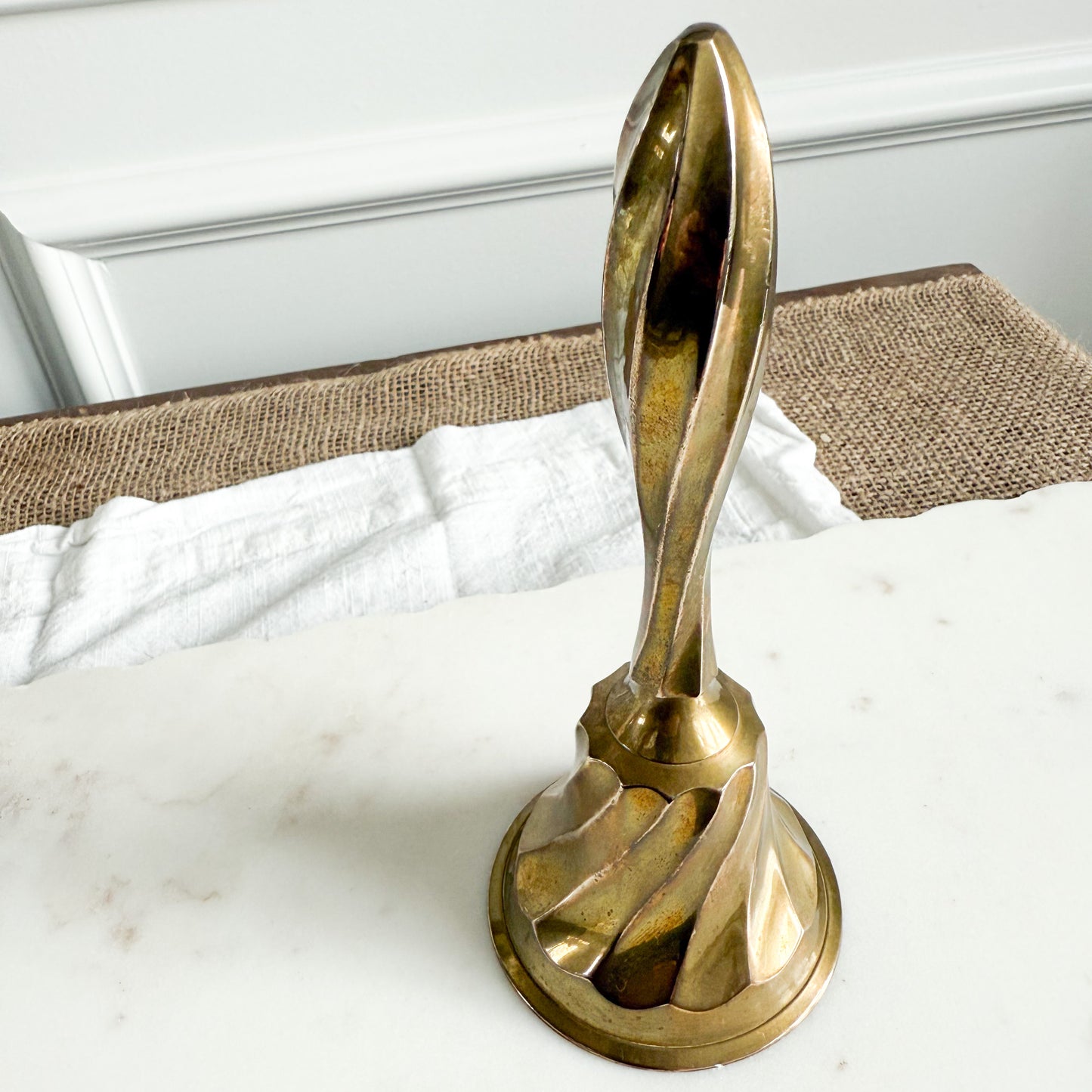 Beckley Vintage Solid Brass Dinner Bell