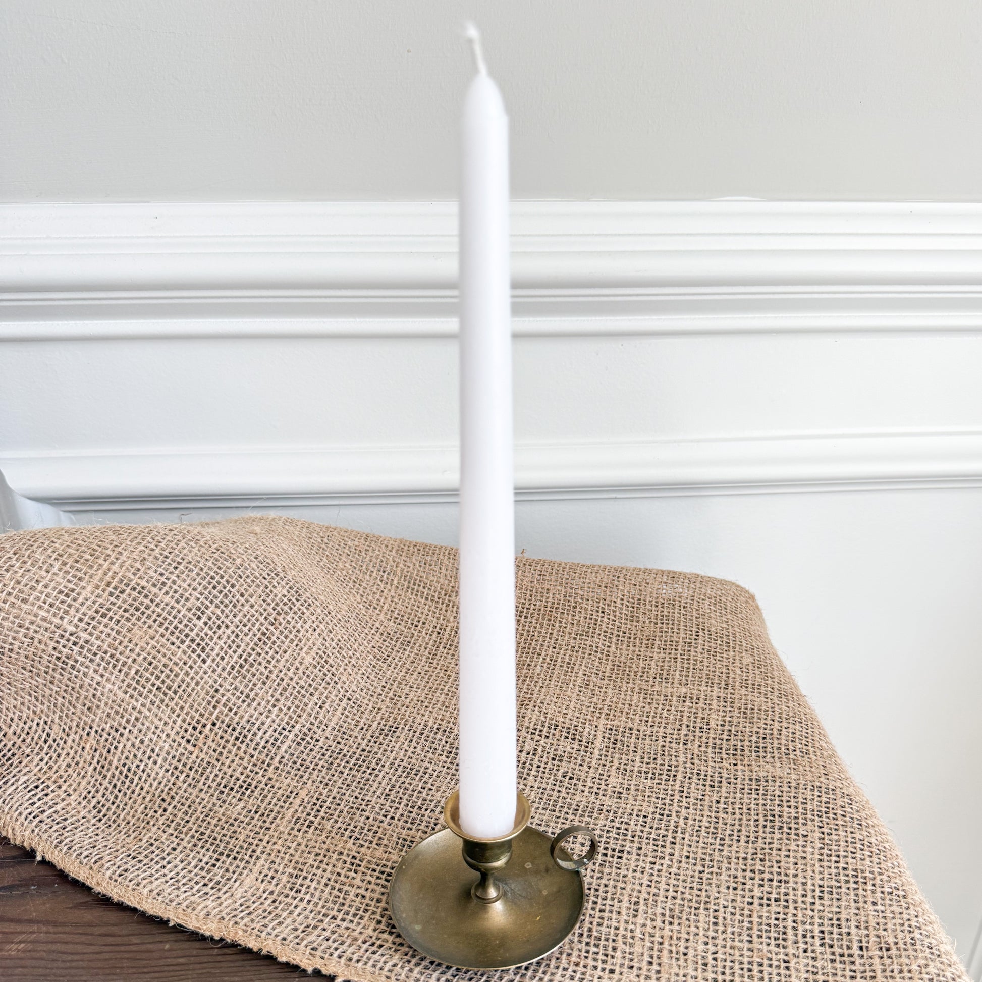 Cinderella Vintage Brass Candle Holder with Candlestick
