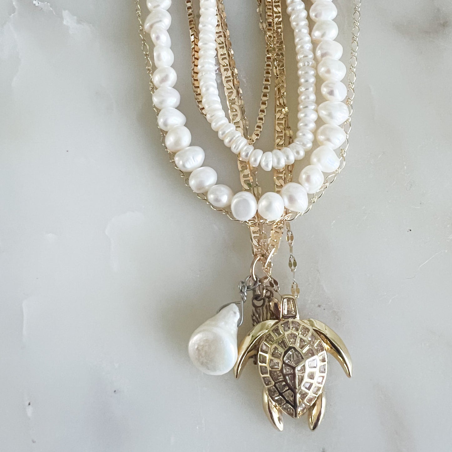 Lyon Freshwater Pearl Strand Necklace