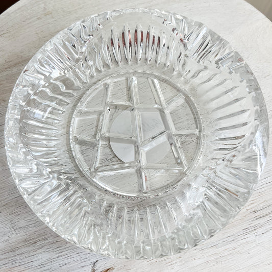 Jigsaw Vintage Ashtray Crystal Jewelry Bowl