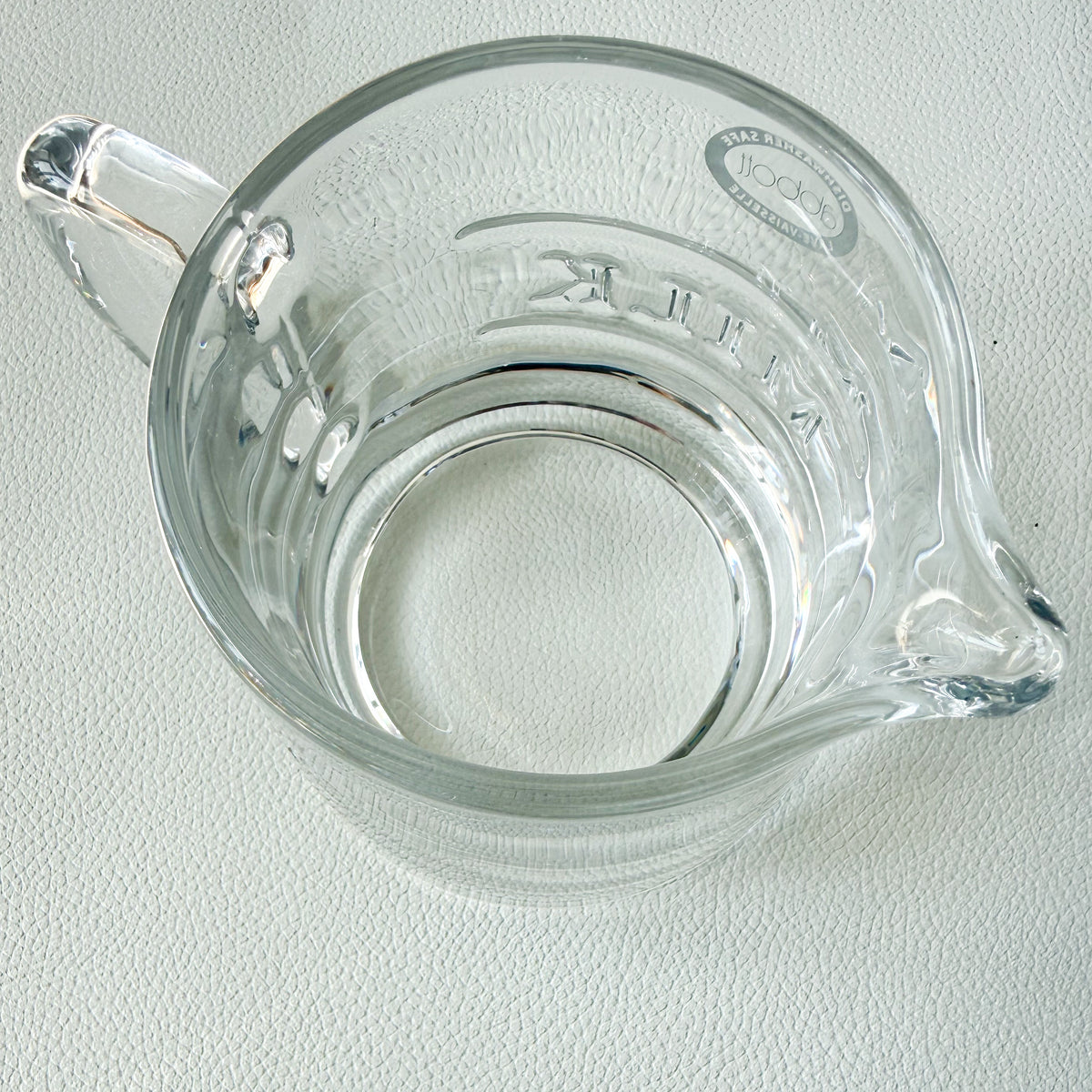 Betty Vintage Abbott Crystal Milk Creamer Jug with Handle - BelleStyle