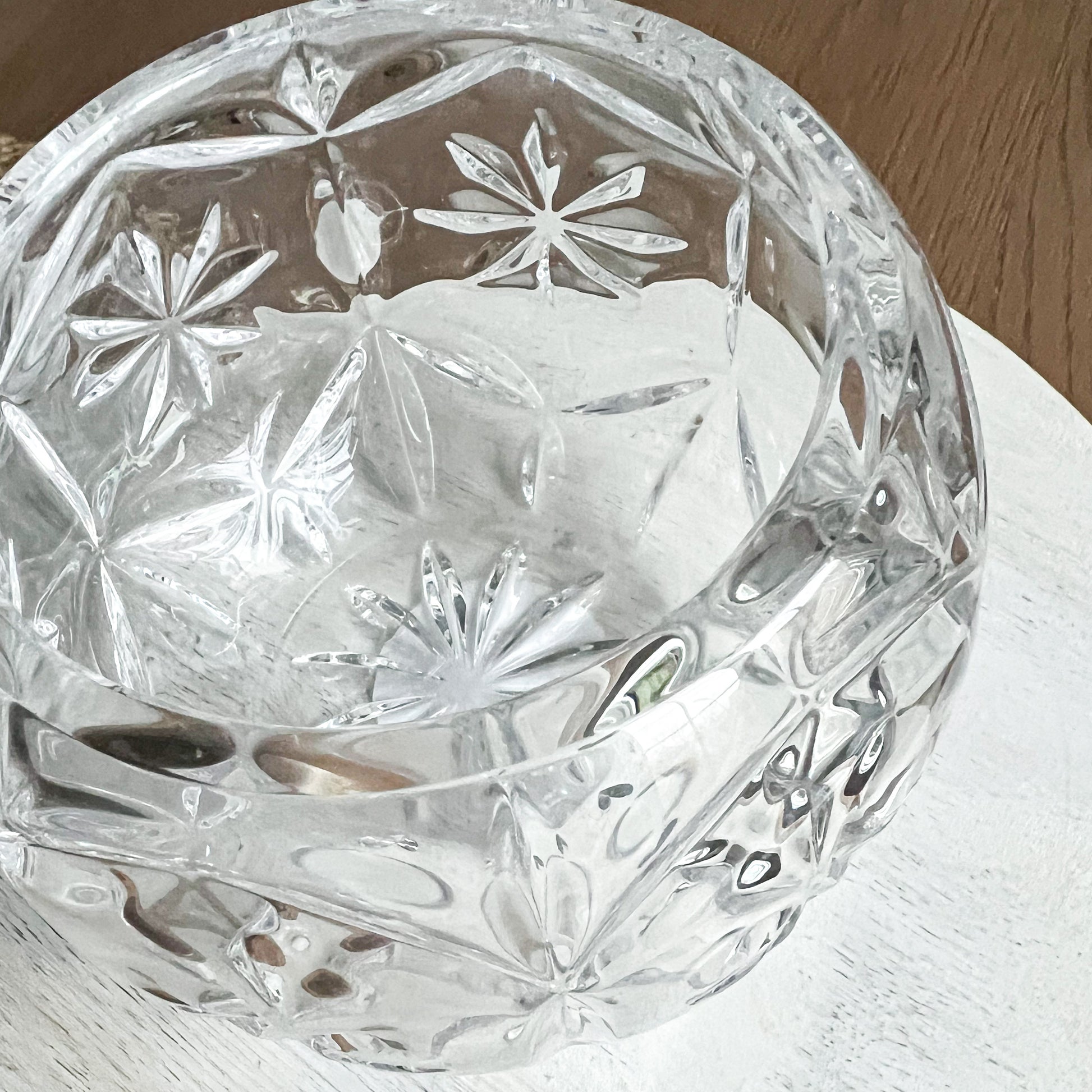 Willow Creek Vintage Crystal Jewelry Bowl