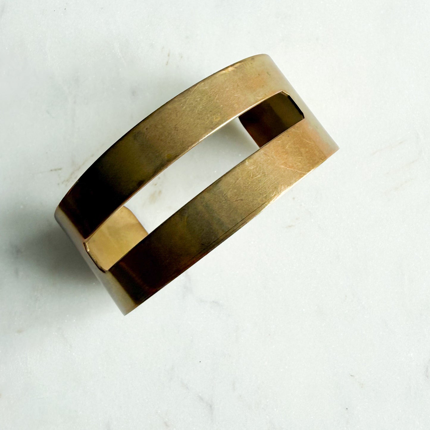 Sunny Brass Open Cuff Bangle
