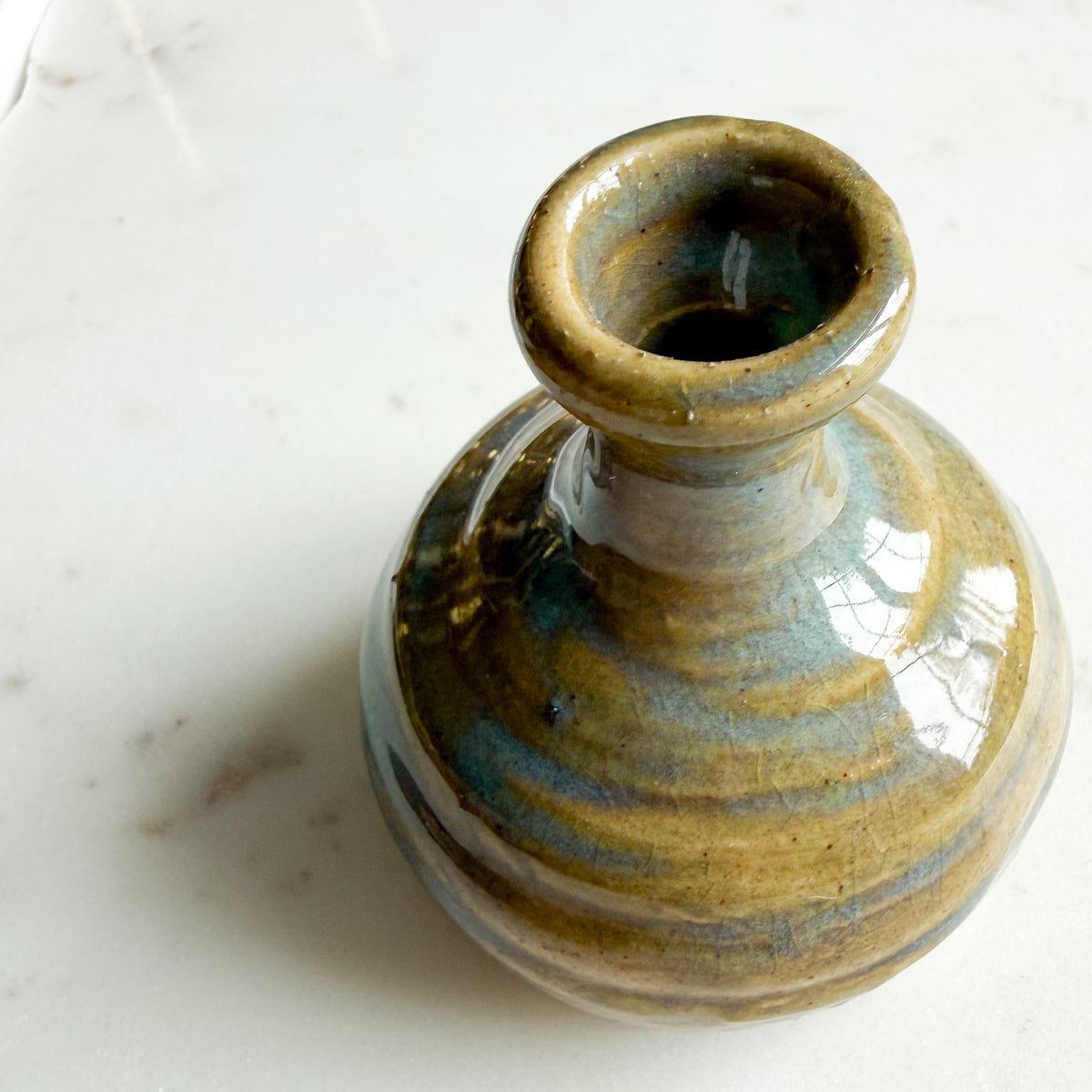 Cooper Artisan Handcrafted Clay Stem Vase - BelleStyle