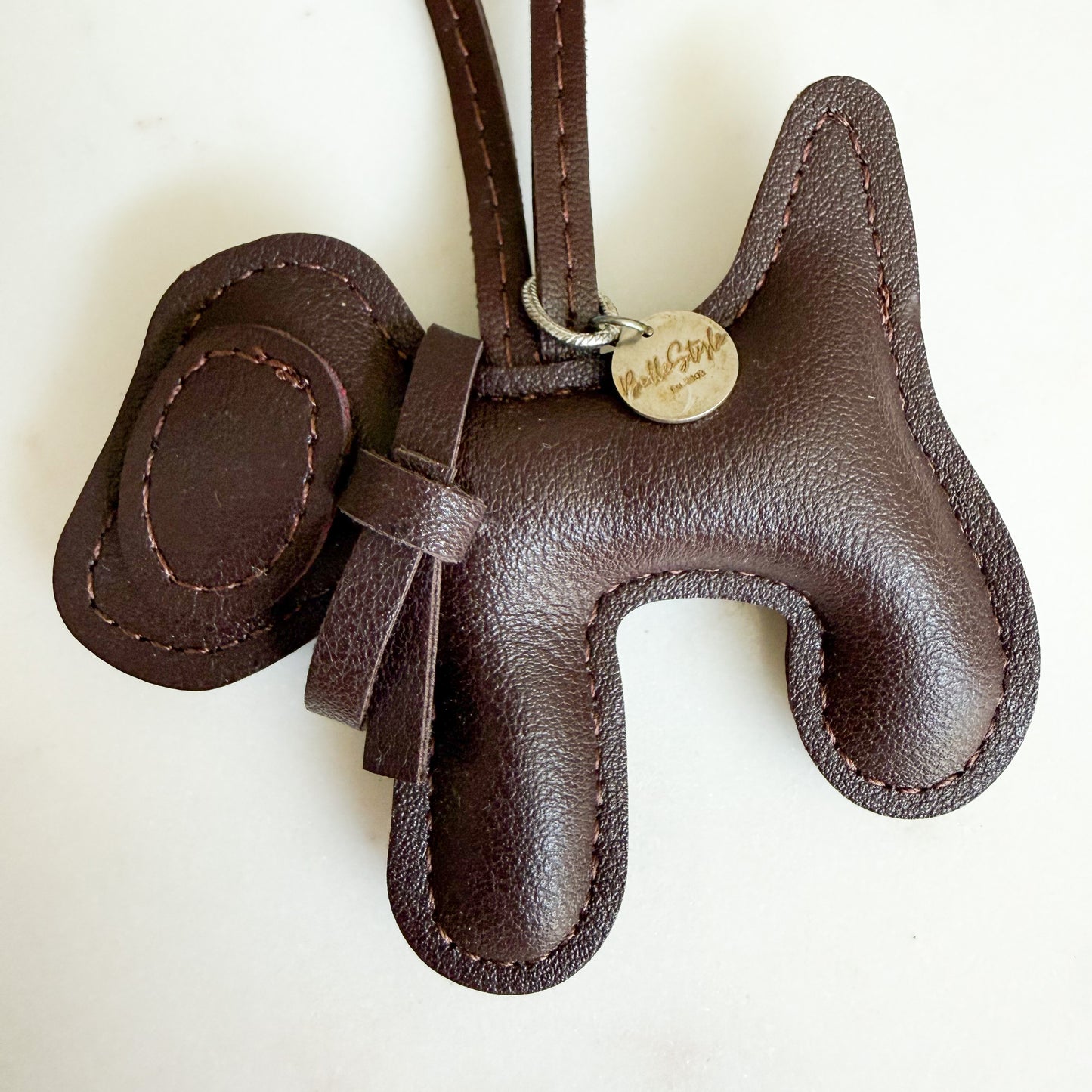 Scotty Faux Leather Dog Purse Charm