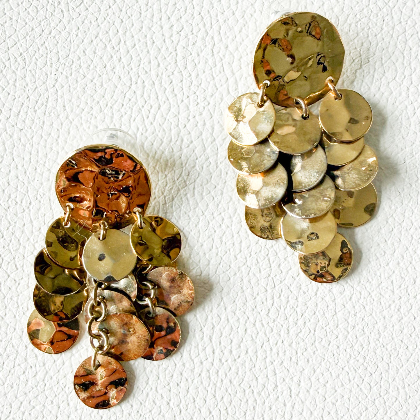 Studio 54 Vintage Gold Post Dangle Earrings