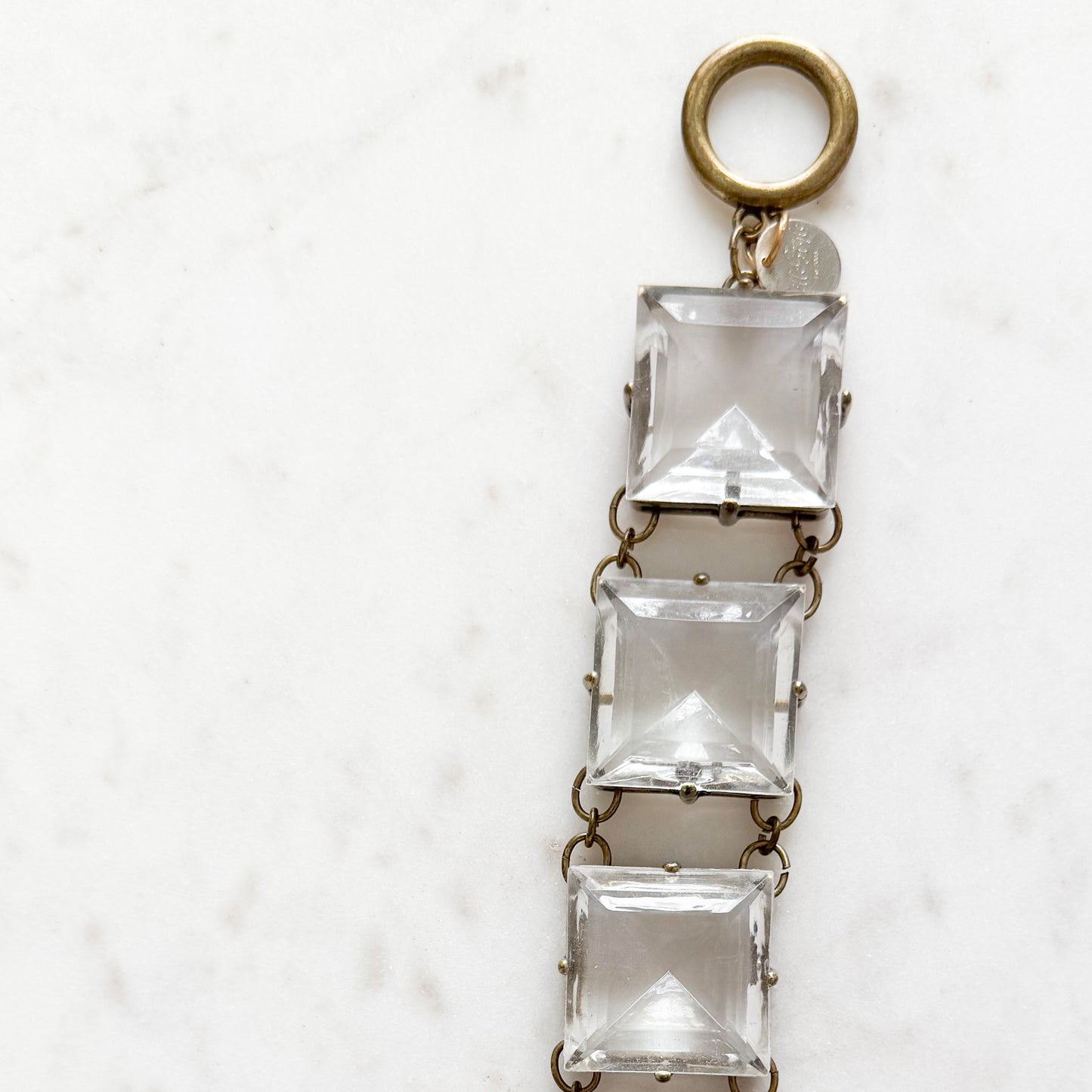Dede Archive Antique Square Crystal Bracelet