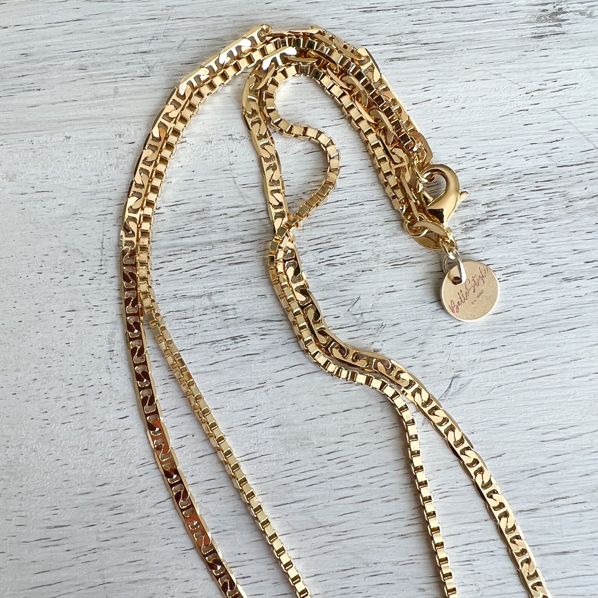 Flynn Park Double Chain Gold Necklace - BelleStyle