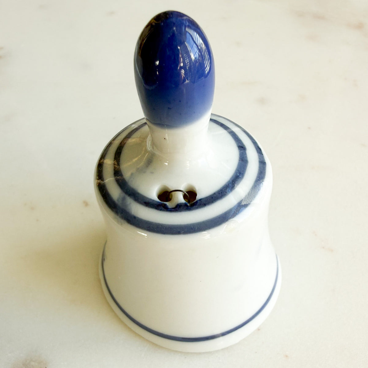 Windmill Delft  Cobalt Blue Porcelain Mini Dinner Bell