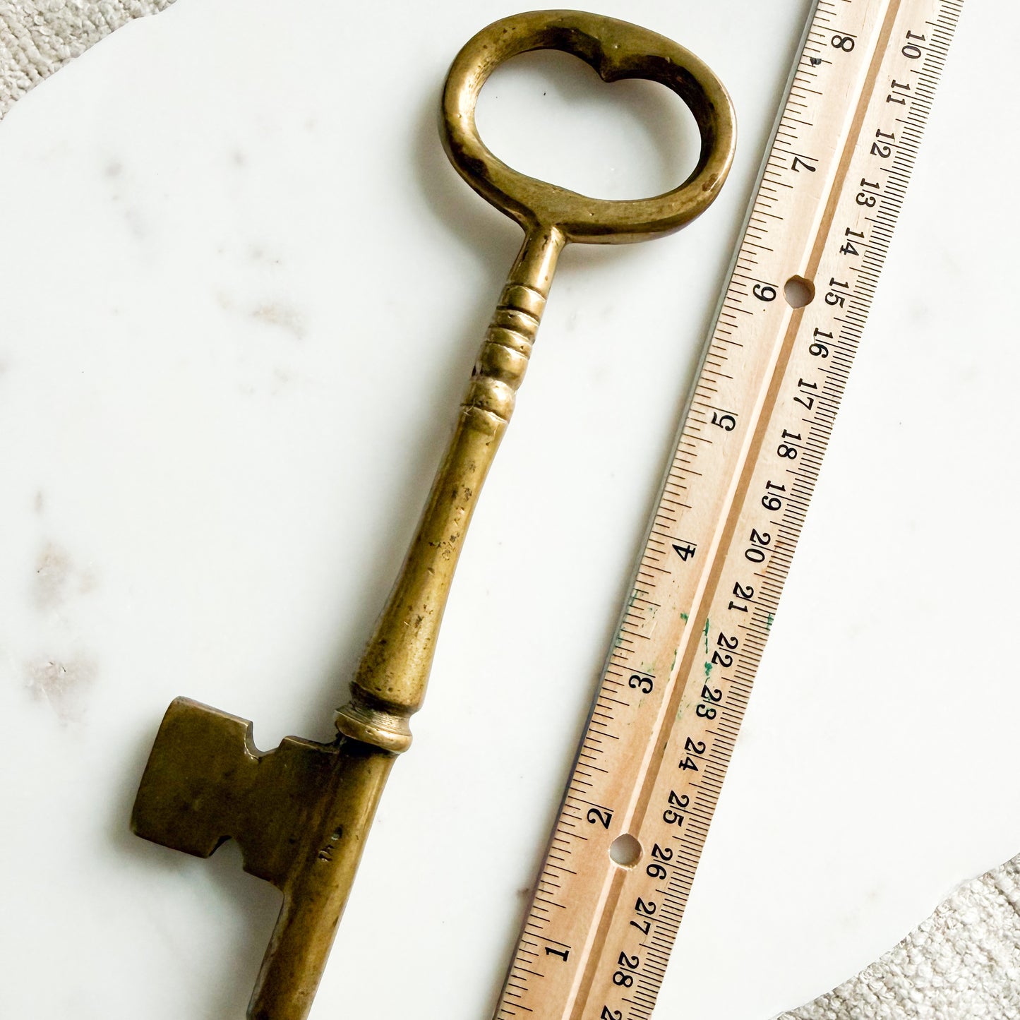 Legacy 1800’s Antique Brass Large Skeleton Key