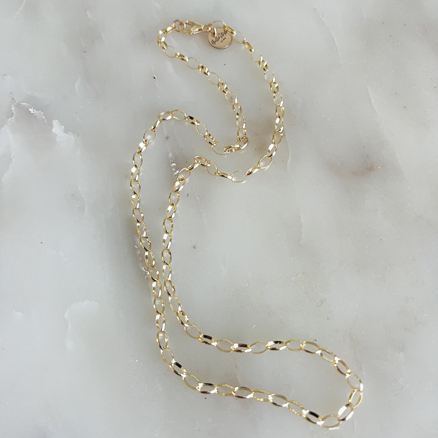 The Long Short 14/20 Gold Filled Single Chain Necklace