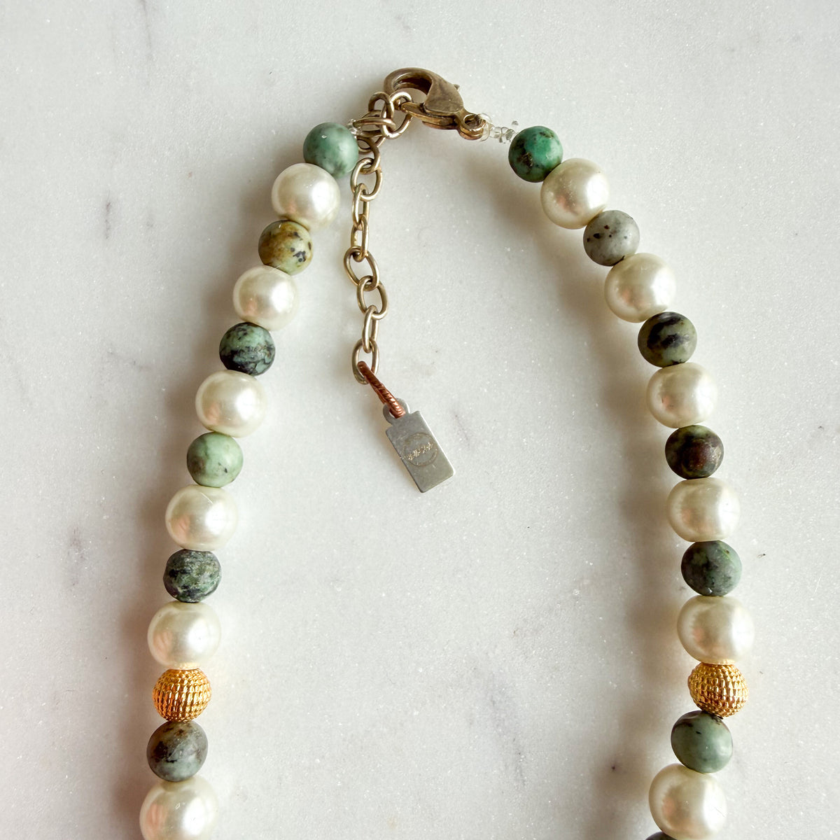 Guardian Semi-Precious Vintage Jade Buddha Pendent Necklace - BelleStyle