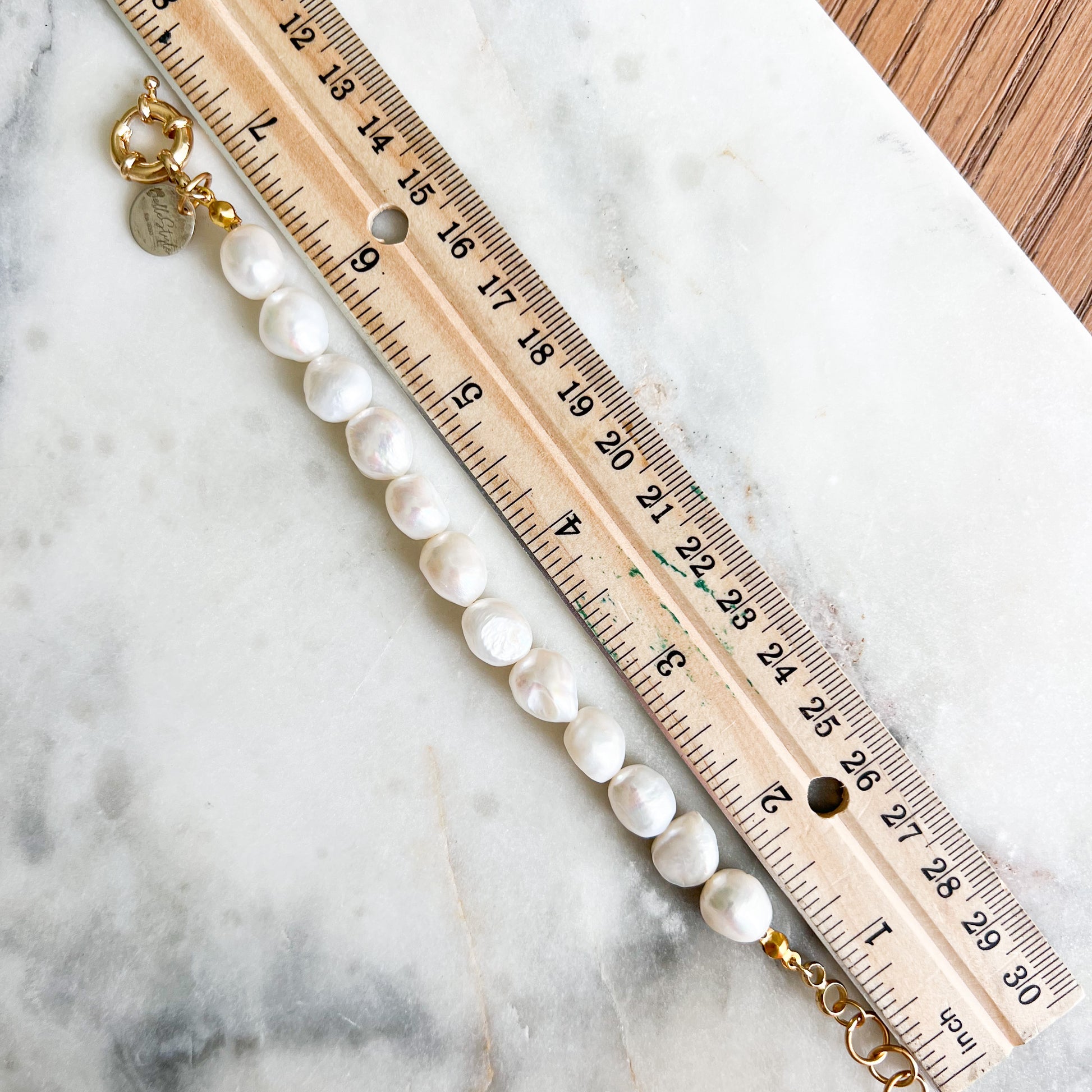 Merci Freshwater Pearl Gold bracelet