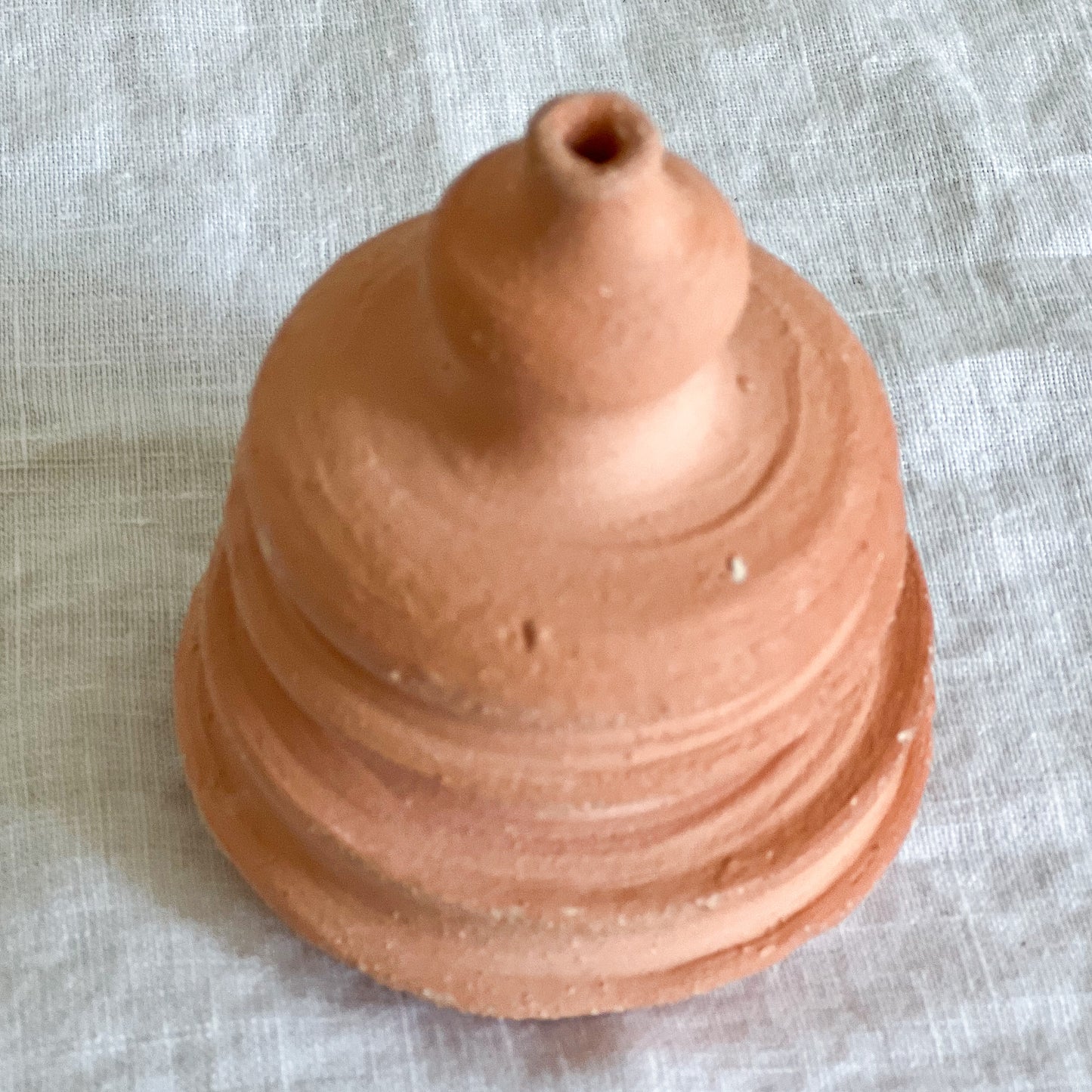 Evan Terra Cotta Modern Organic Stem Vase