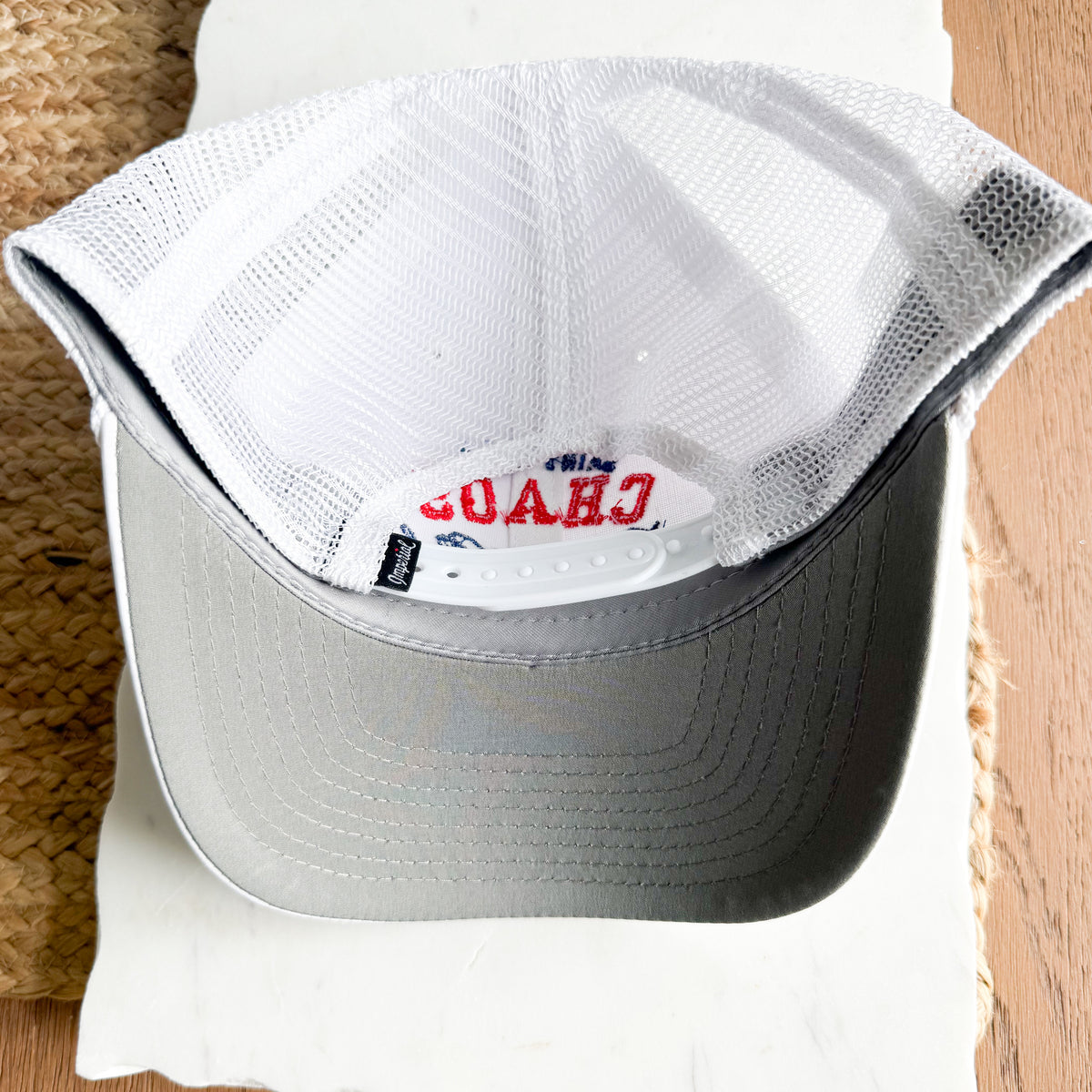 Saint Louis CHAOS Softball Club Est. 1999 Imperial White Trucker Hat