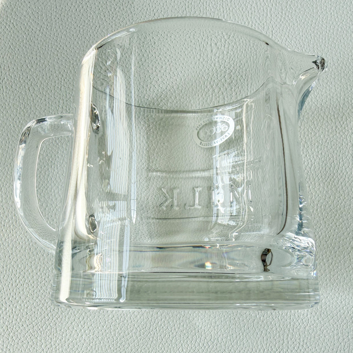 Betty Vintage Abbott Crystal Milk Creamer Jug with Handle