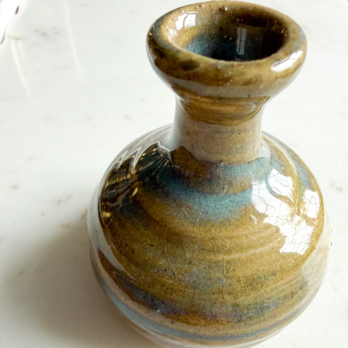 Cooper Artisan Handcrafted Clay Stem Vase - BelleStyle