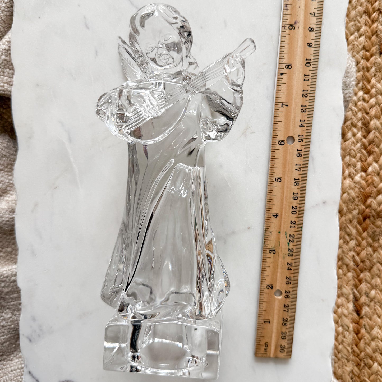 Herald Angel Vintage Mikasa Crystal Figurine - BelleStyle