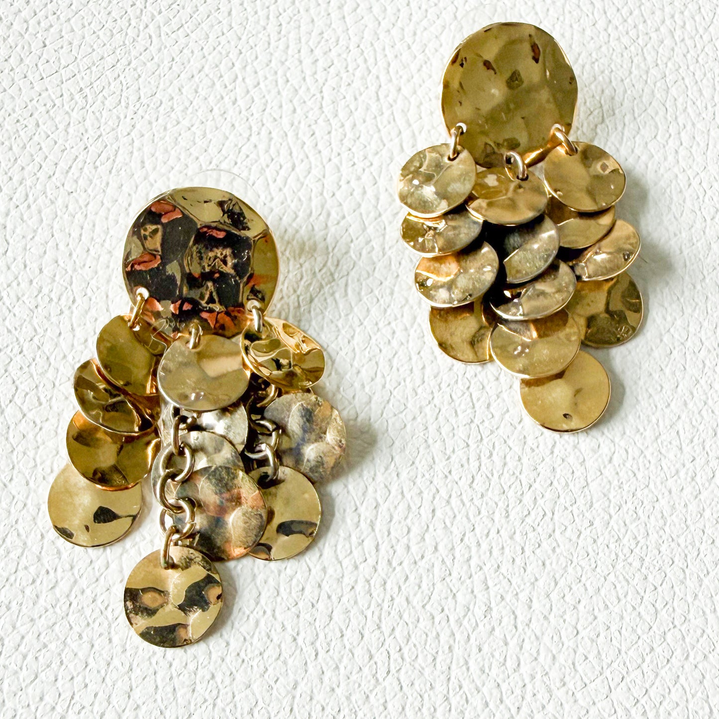 Studio 54 Vintage Gold Post Dangle Earrings