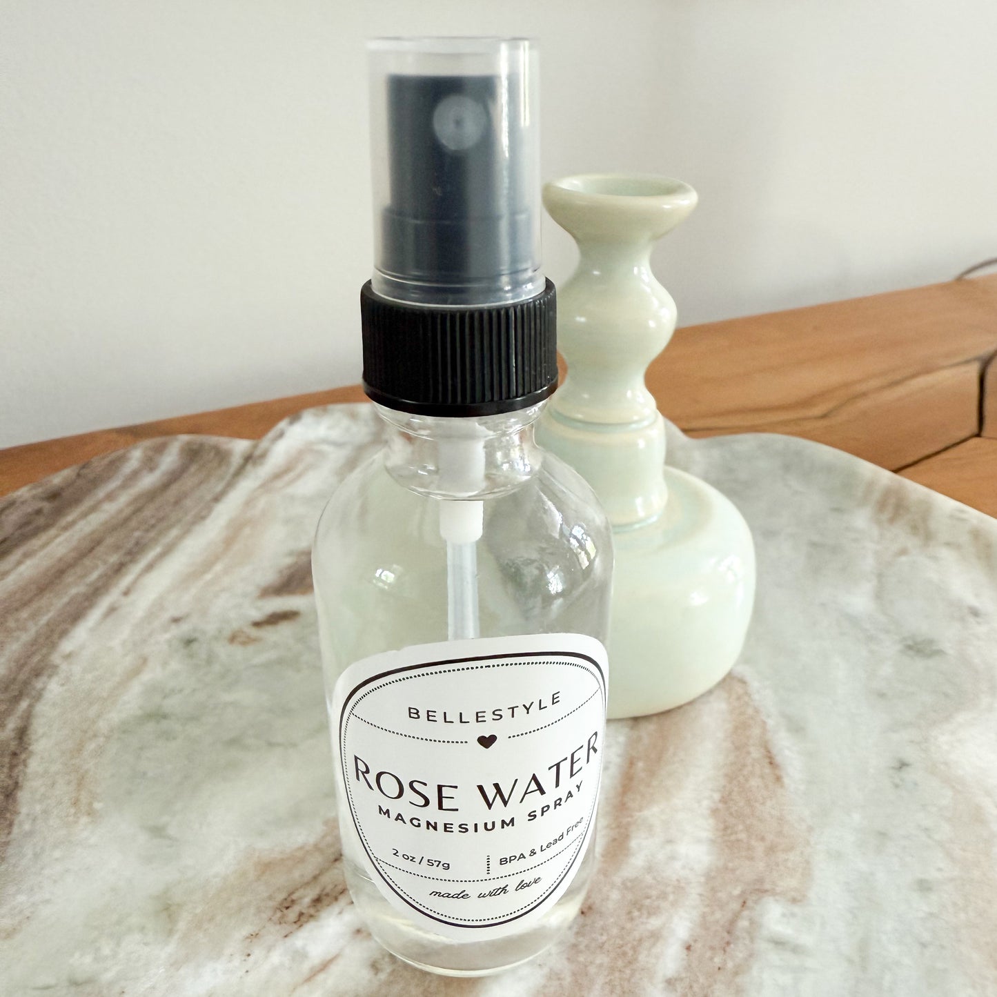 Rose Water Pure Magnesium Spray