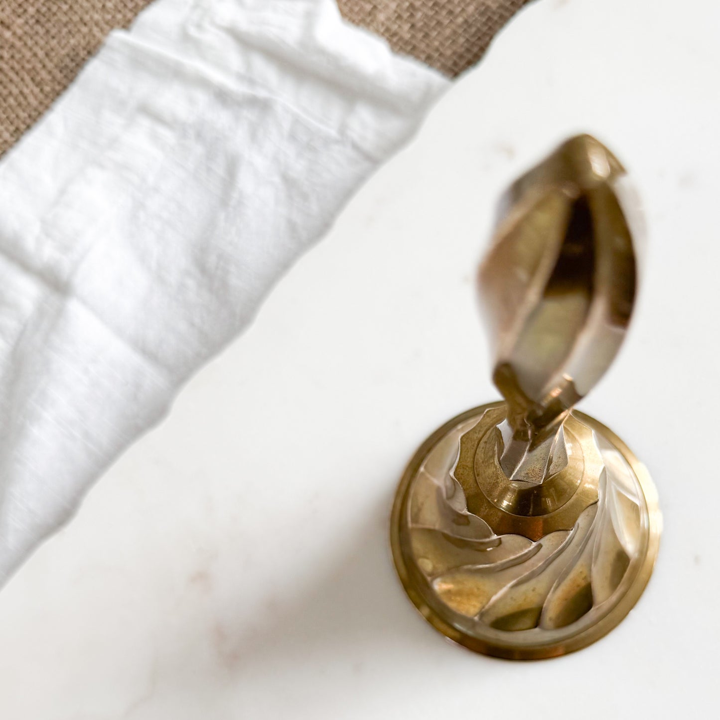 Beckley Vintage Solid Brass Dinner Bell