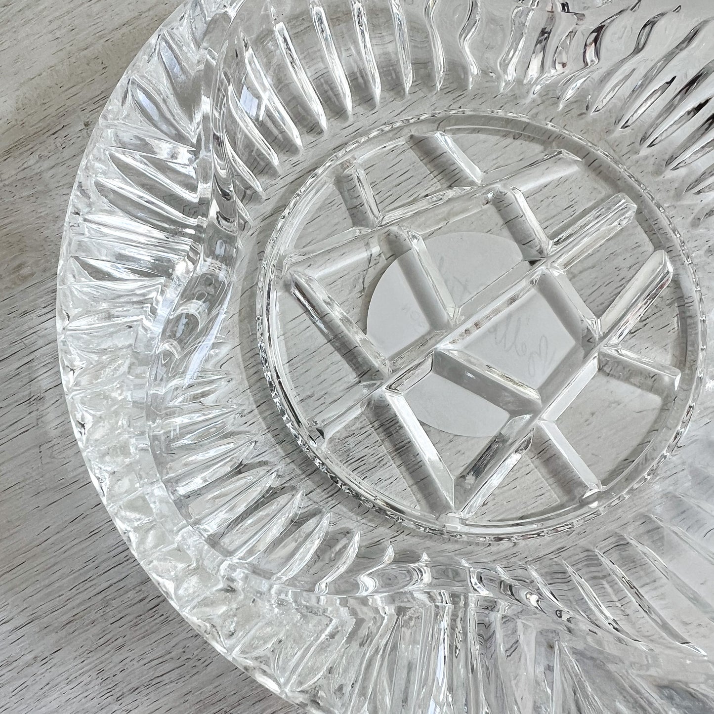 Jigsaw Vintage Ashtray Crystal Jewelry Bowl