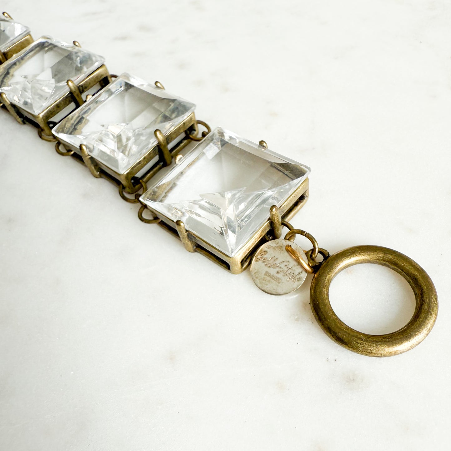 Dede Archive Antique Square Crystal Bracelet