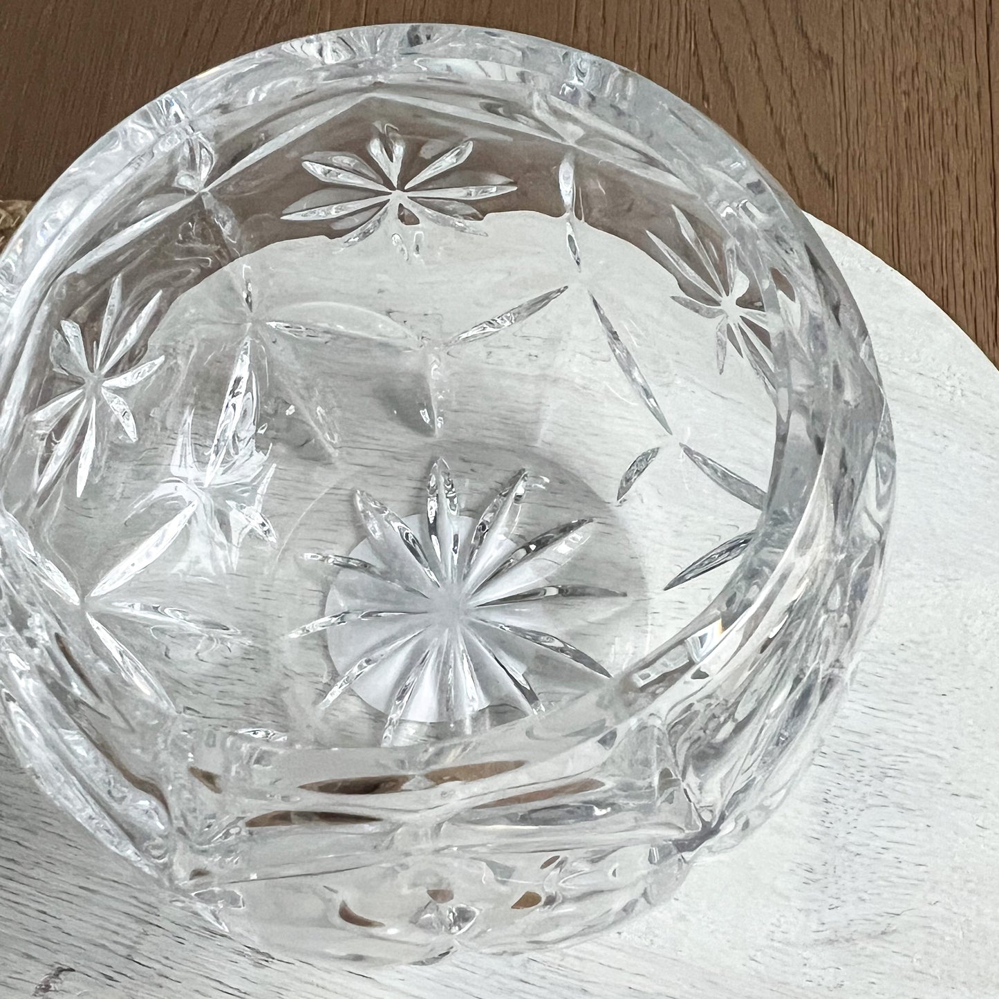 Willow Creek Vintage Crystal Jewelry Bowl