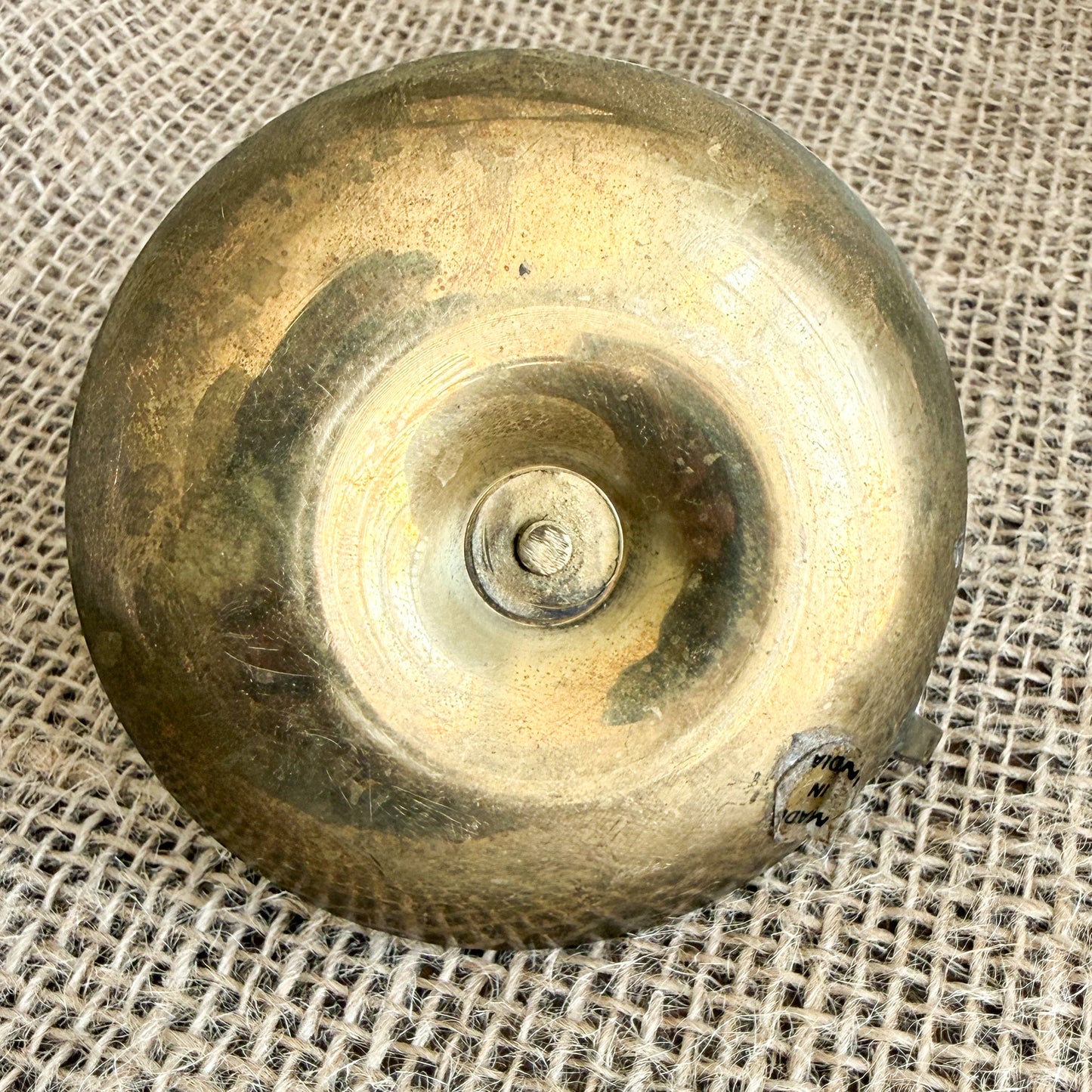 Cinderella Vintage Brass Candle Holder with Candlestick