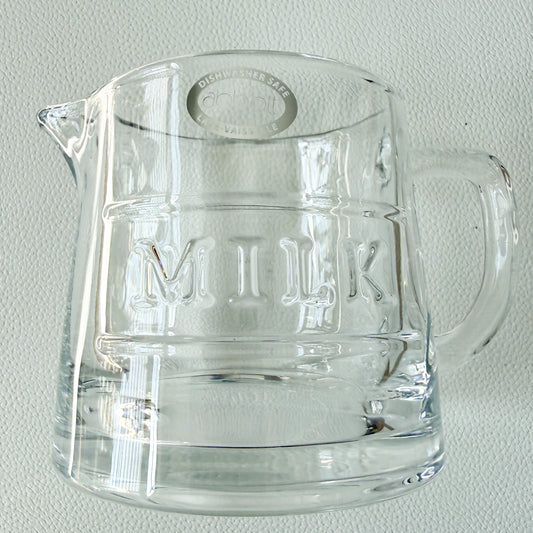 Betty Vintage Abbott Crystal Milk Creamer Jug with Handle - BelleStyle
