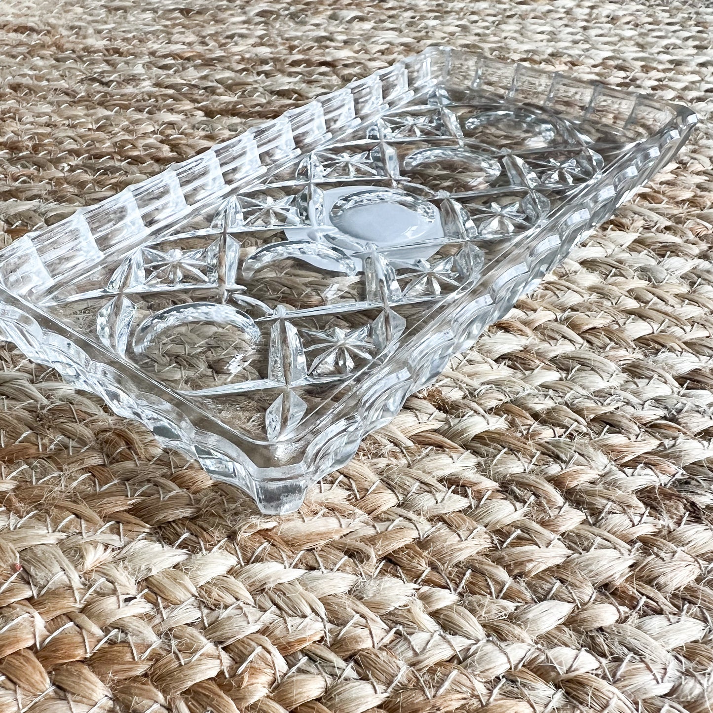 Dimension Vintage Crystal Jewelry Plate