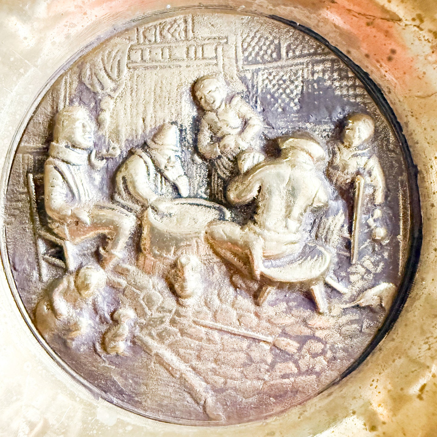 Flynn Antique Brass Ashtray Jewelry Holder