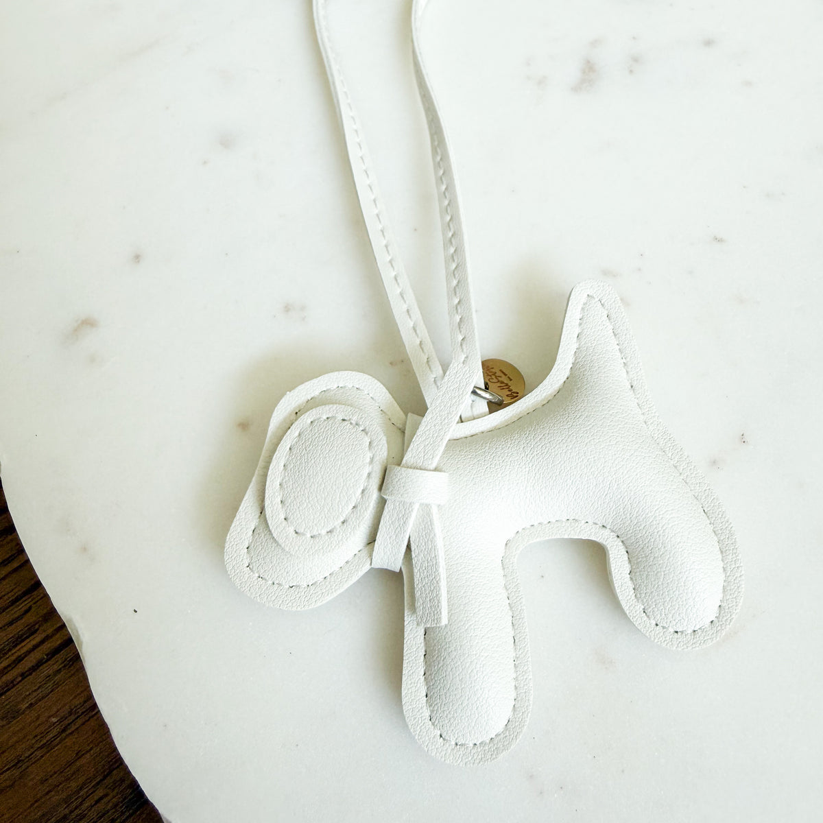 Scotty Faux Leather Dog Purse Charm