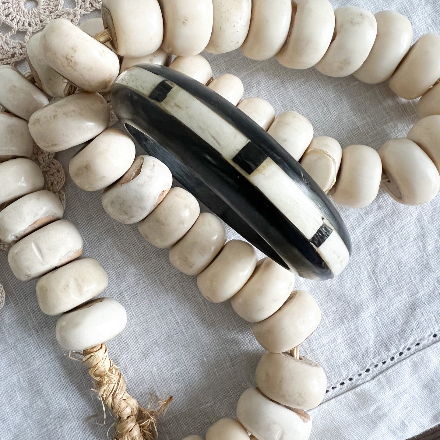 St. Cloud Vintage Rosewood Bone Inlay Bracelet