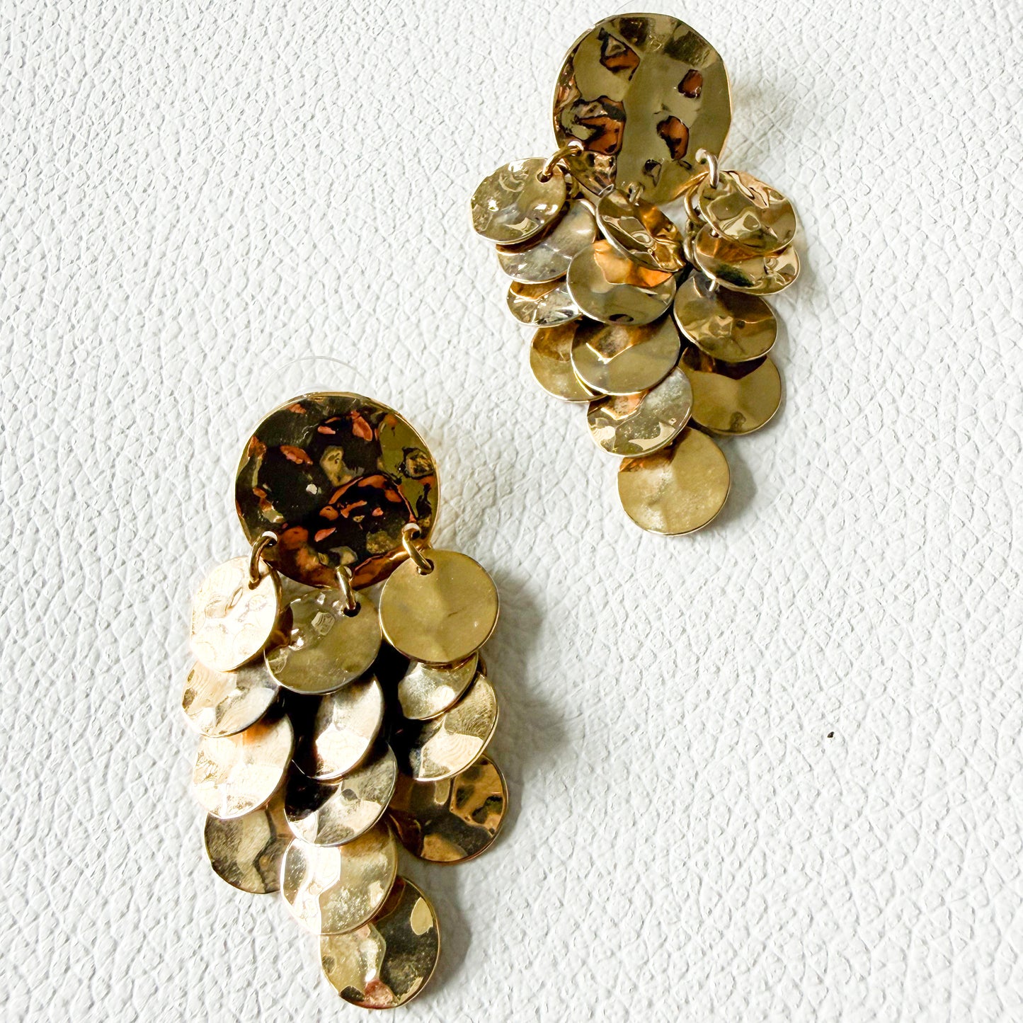 Studio 54 Vintage Gold Post Dangle Earrings