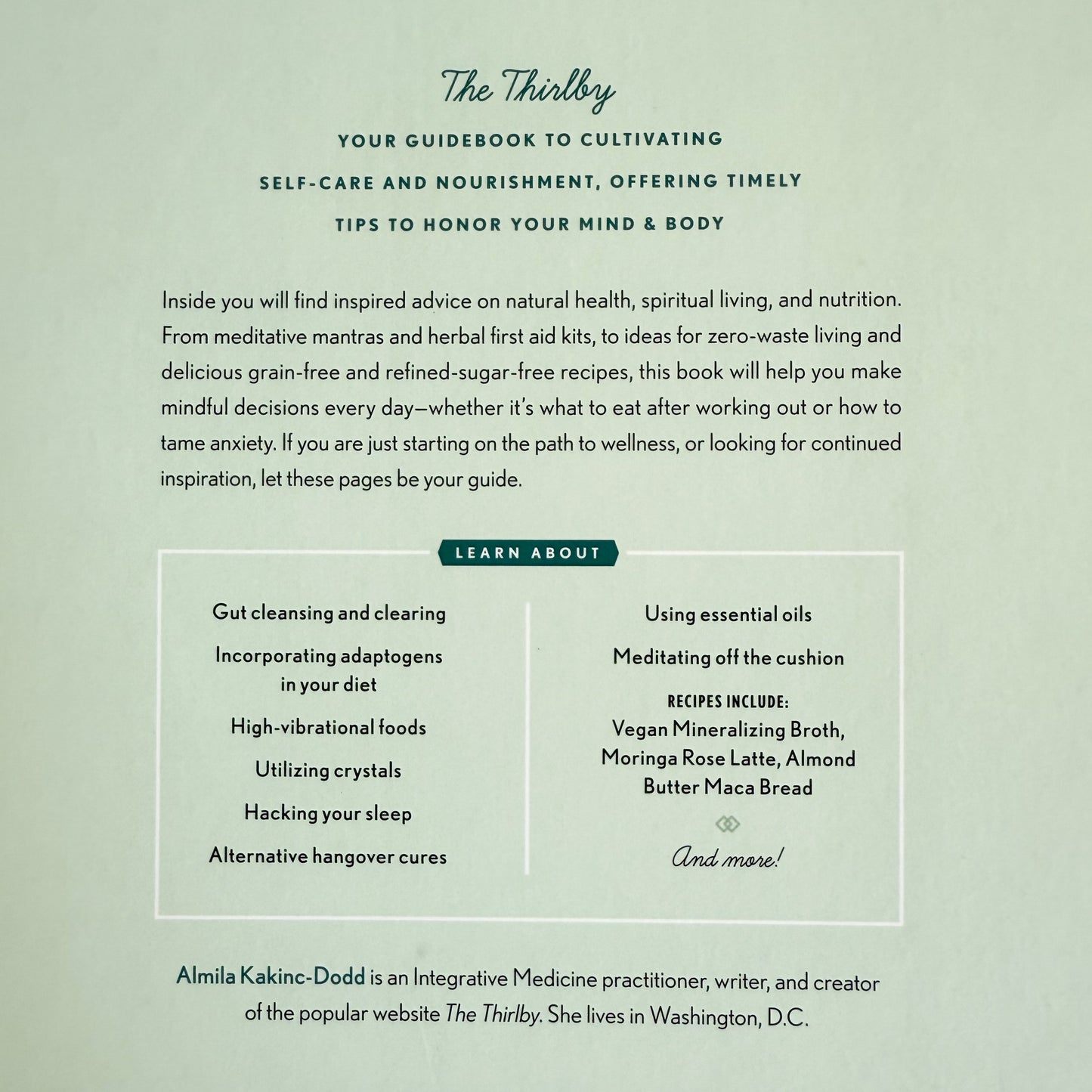 The Thirlby Hardcover Lifestyle Book by Almila Kakinc-Dodd