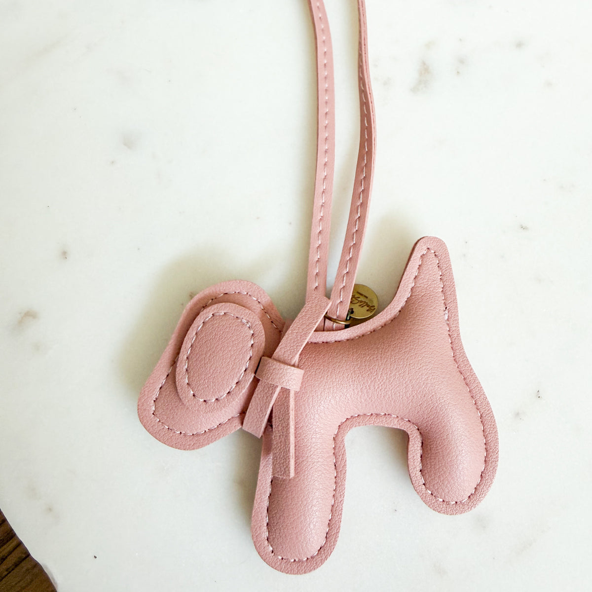 Scotty Faux Leather Dog Purse Charm