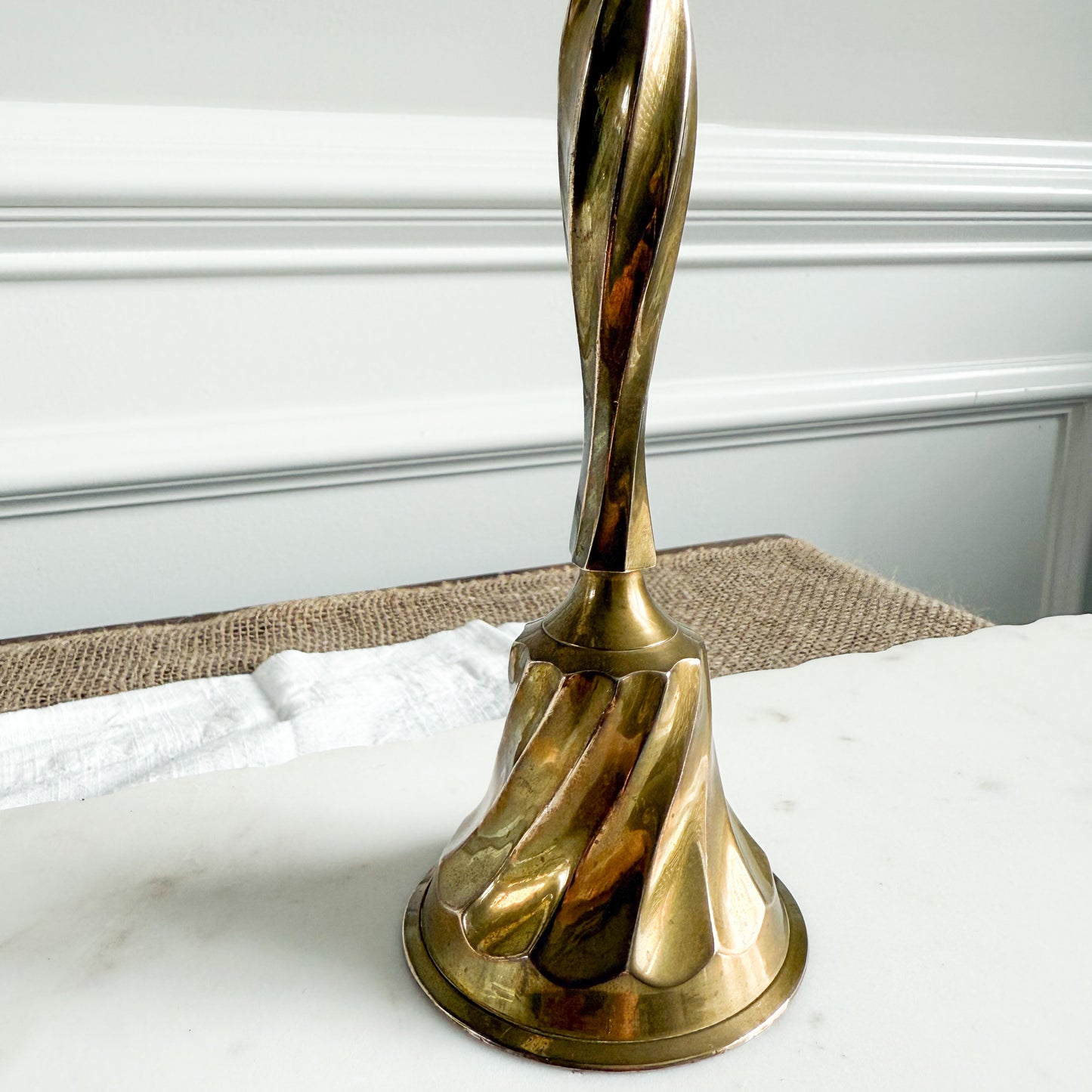 Beckley Vintage Solid Brass Dinner Bell