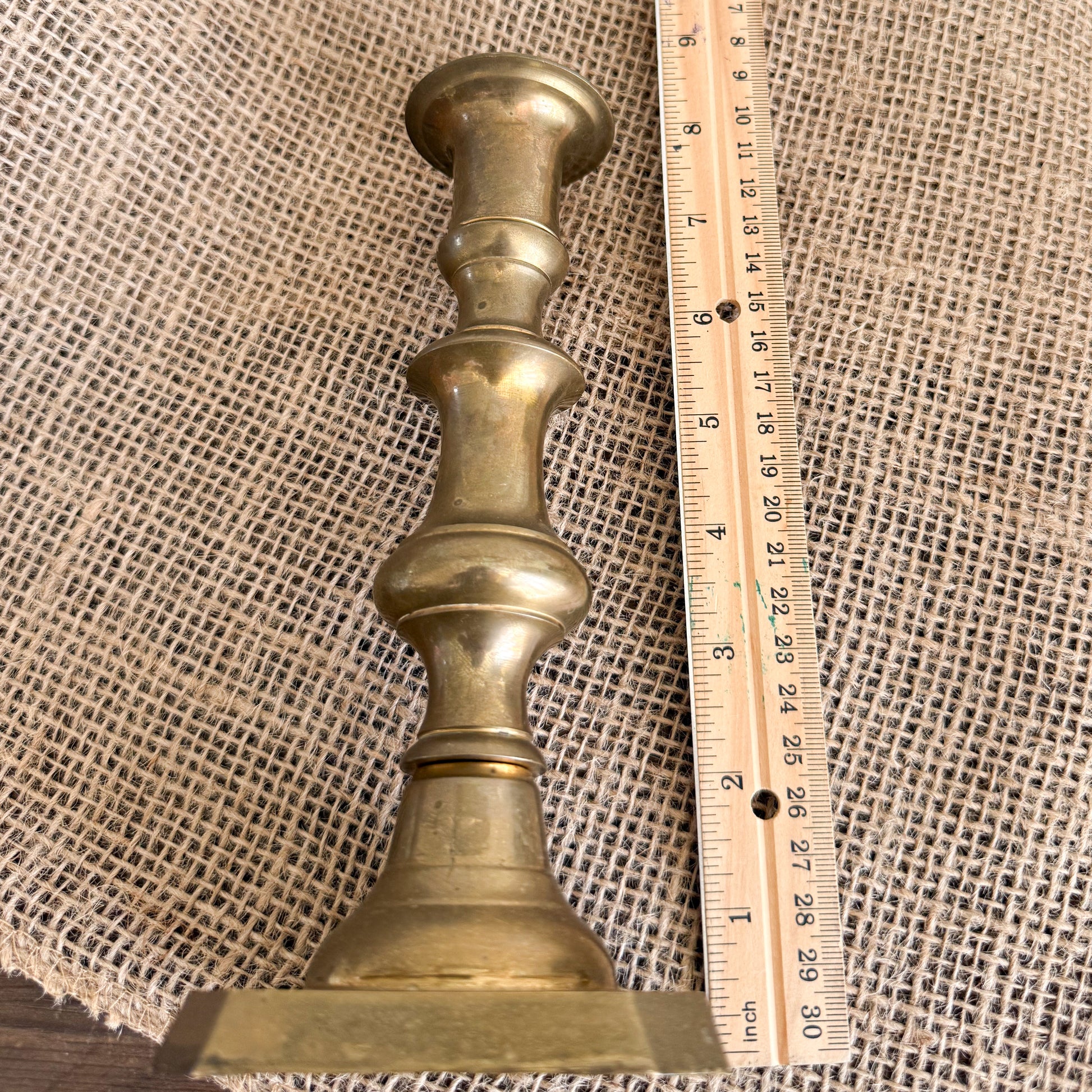 Lumier Vintage Brass Candle Holder